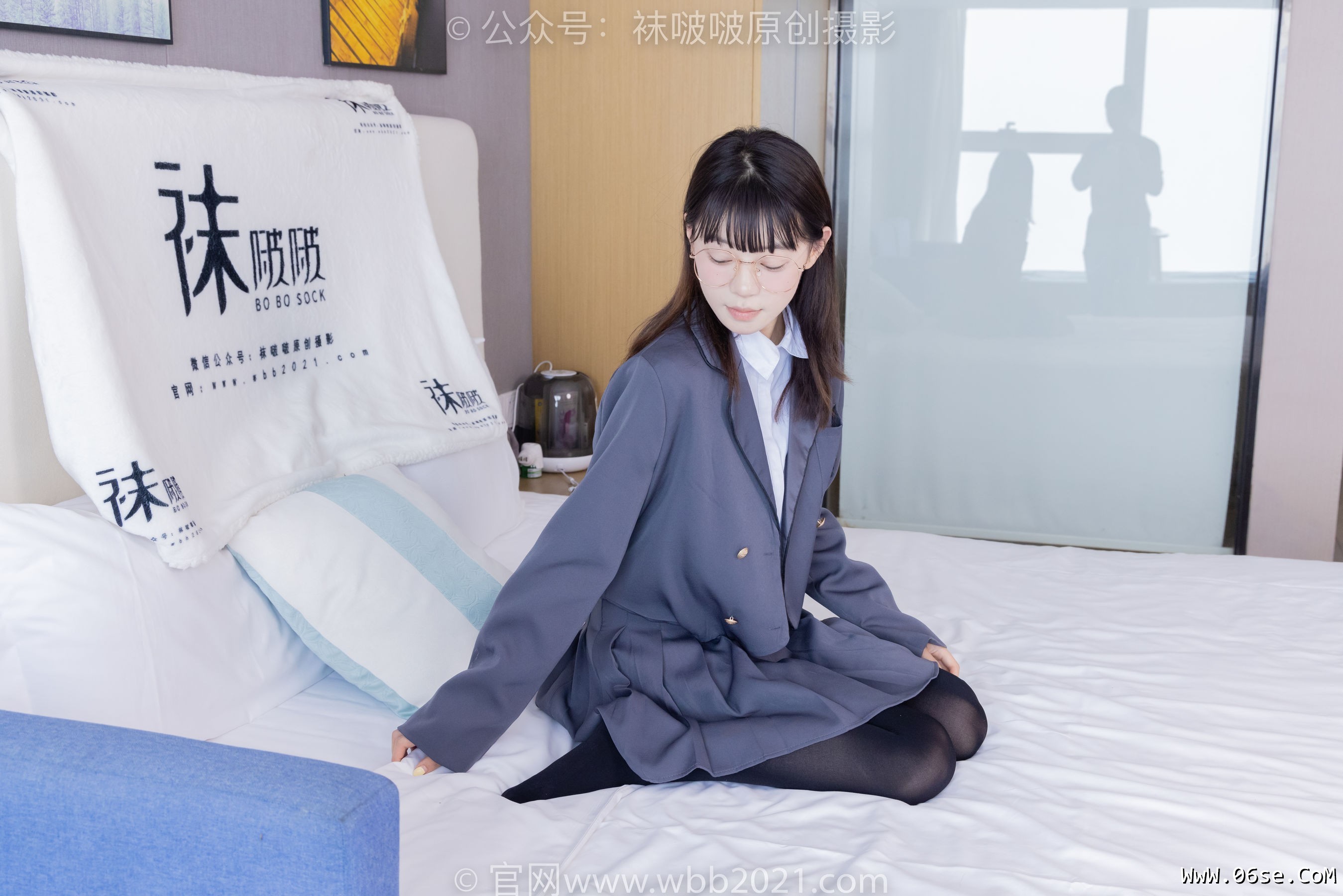 图片[116]-BoBoSocks袜啵啵 No.402 糯米 -皮鞋、厚黑丝、学院jk[140P]-六色网