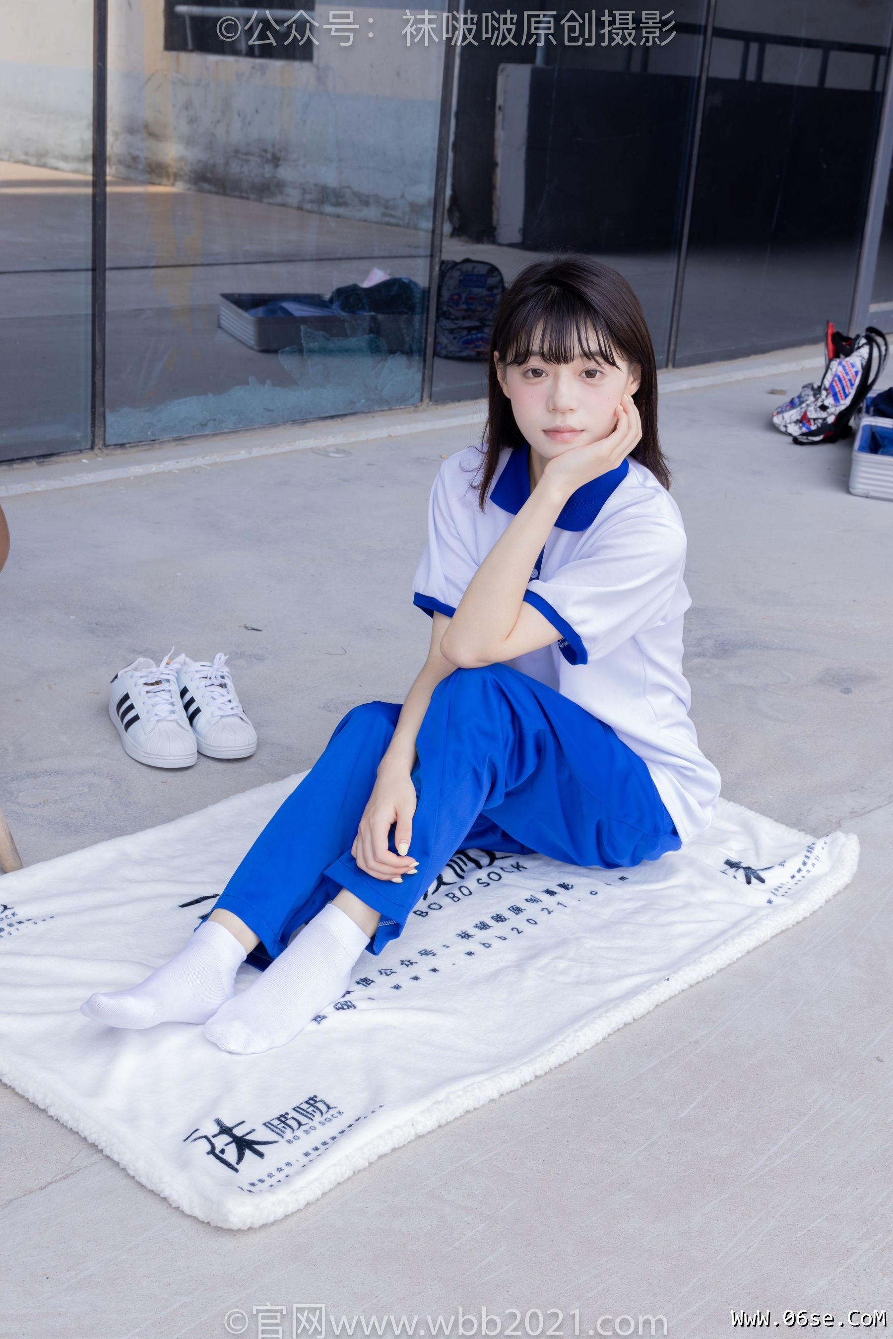 图片[136]-BoBoSocks袜啵啵 No.393 糯米 -板鞋、白棉袜、裸足、校服[150P]-六色网