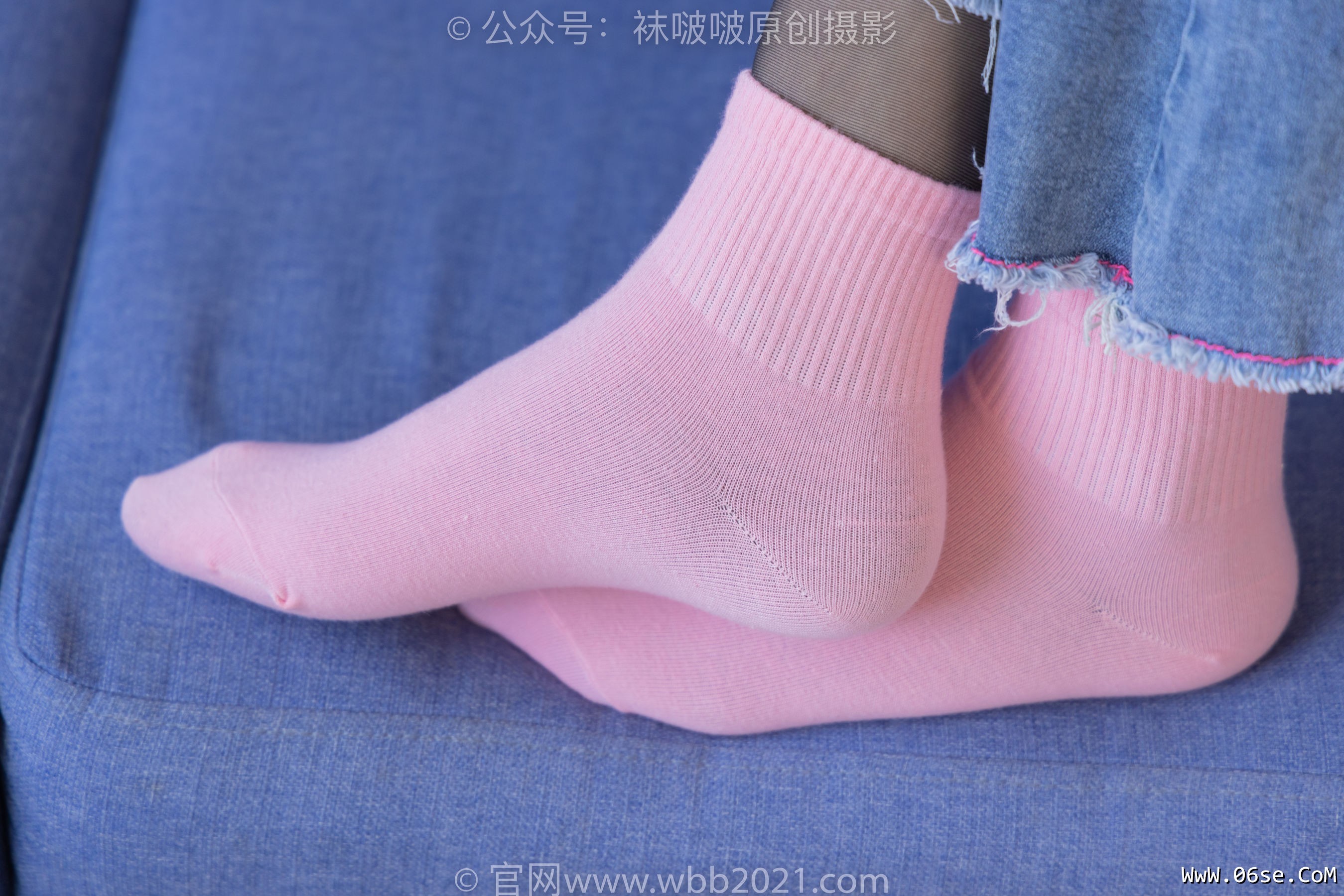 图片[79]-BoBoSocks袜啵啵 No.317 小甜豆 -运动鞋、可拆卸牛仔裤、粉色棉袜、黑丝、裤里丝[140P]-六色网