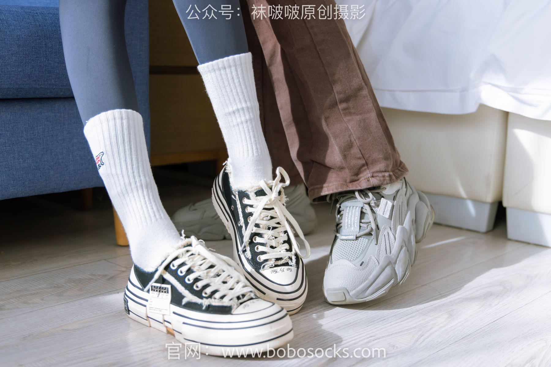 图片[35]-BoBoSocks袜啵啵 No.166 小甜豆稚予-板鞋、运动鞋、高跟鞋、白棉袜、蓝丝[218P]-六色网