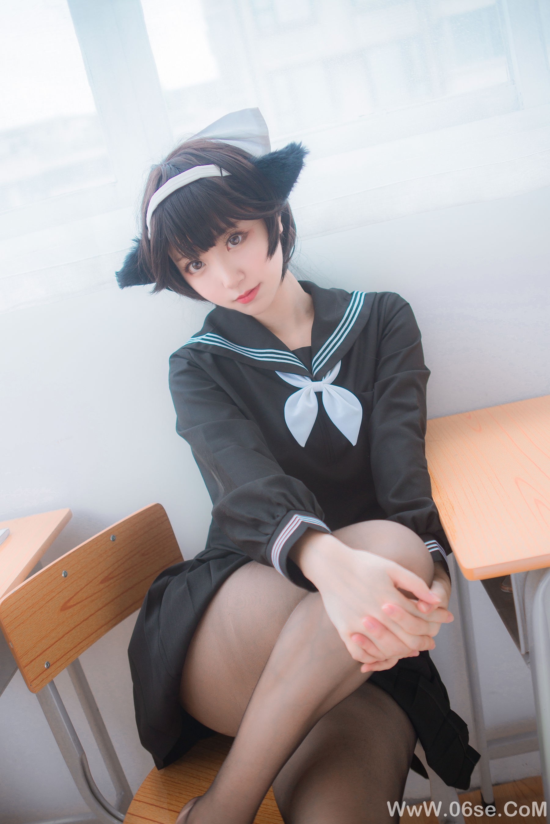 图片[27]-人气Coser黑川 獒犬制服[30P]-六色网