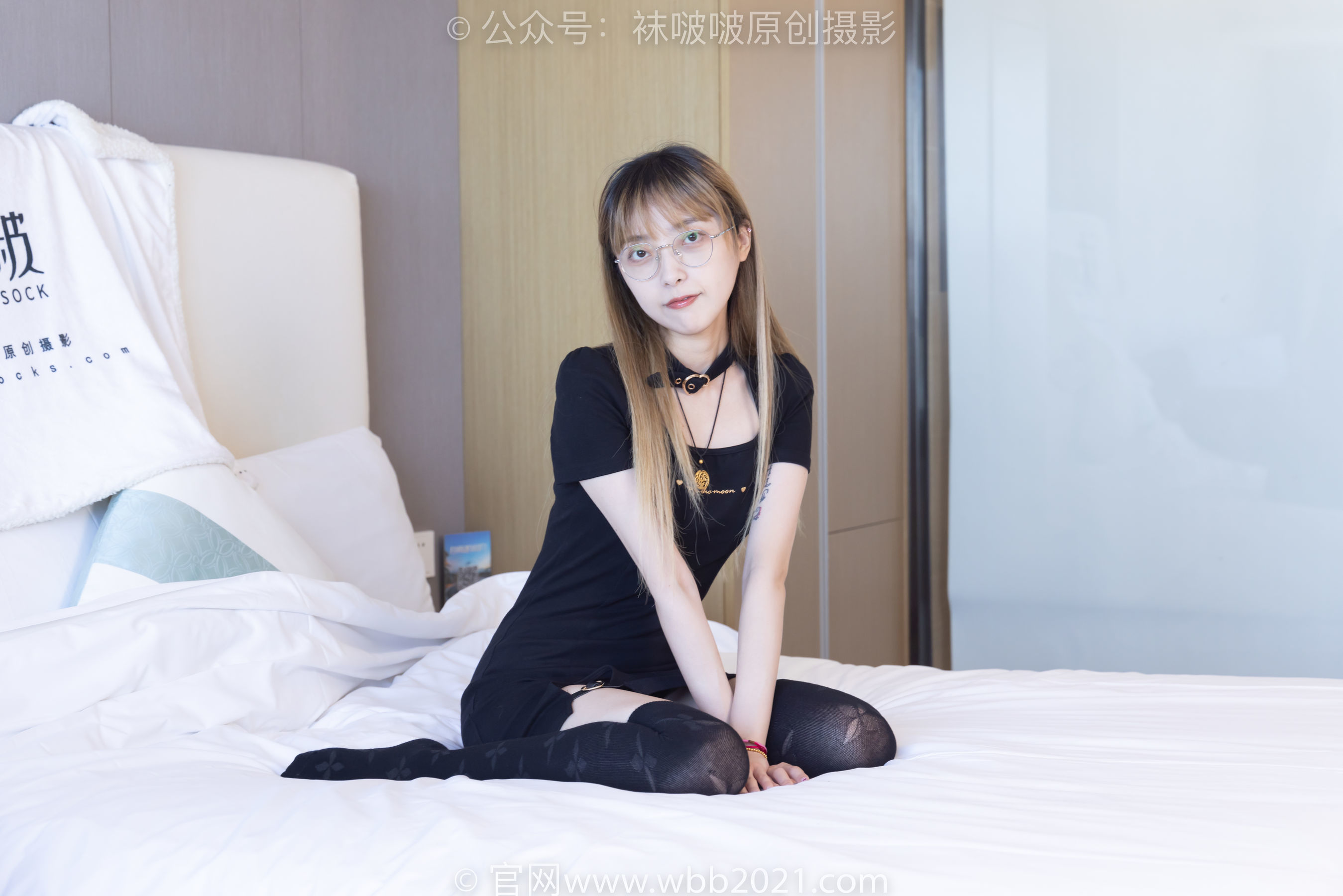图片[76]-BoBoSocks袜啵啵 No.270 稚予 -高跟鞋、皮鞋、厚黑丝、黑色大腿棉袜[149P]-六色网