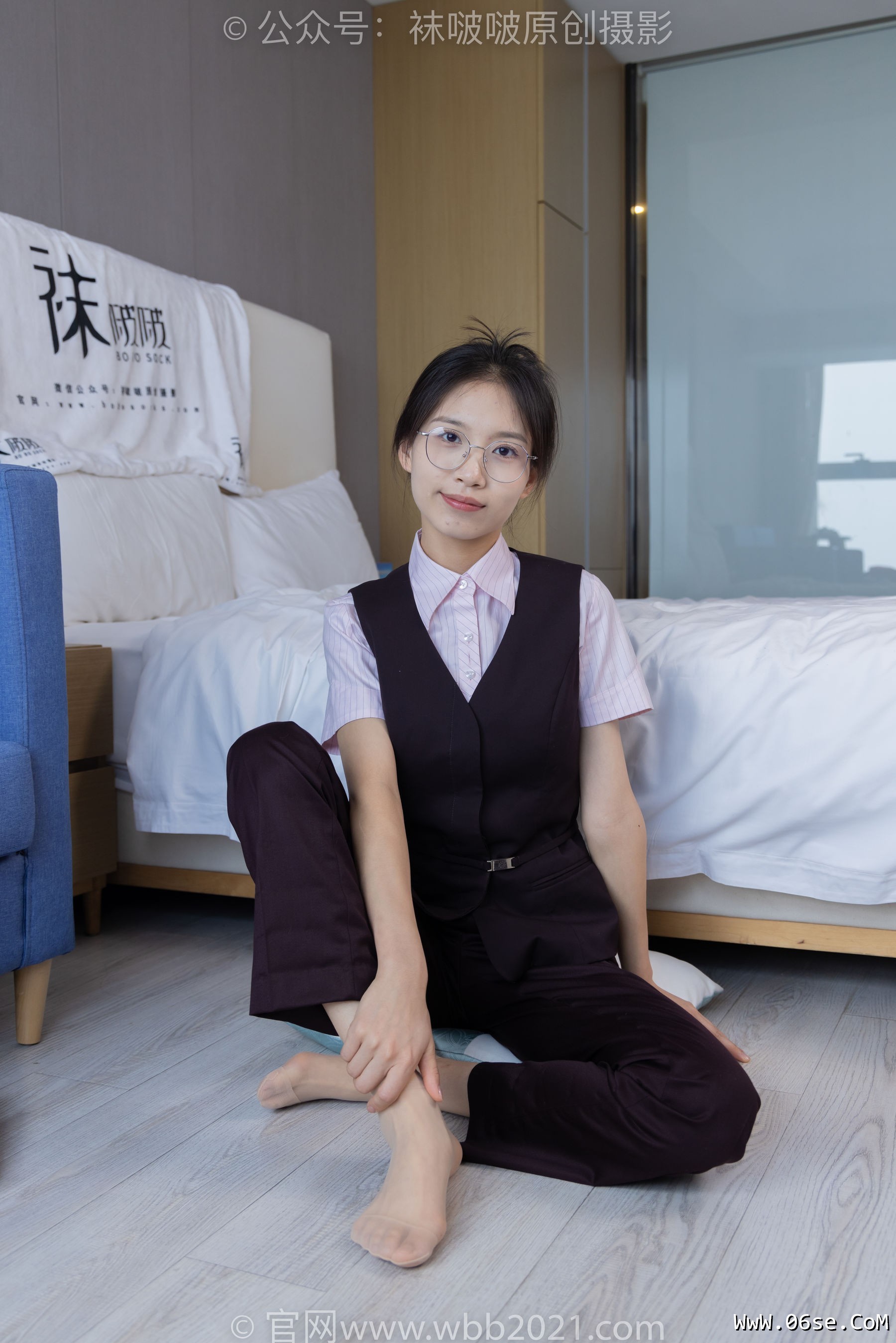 图片[48]-BoBoSocks袜啵啵 No.271 芝士 -平底鞋、短肉丝、银行制服[146P]-六色网