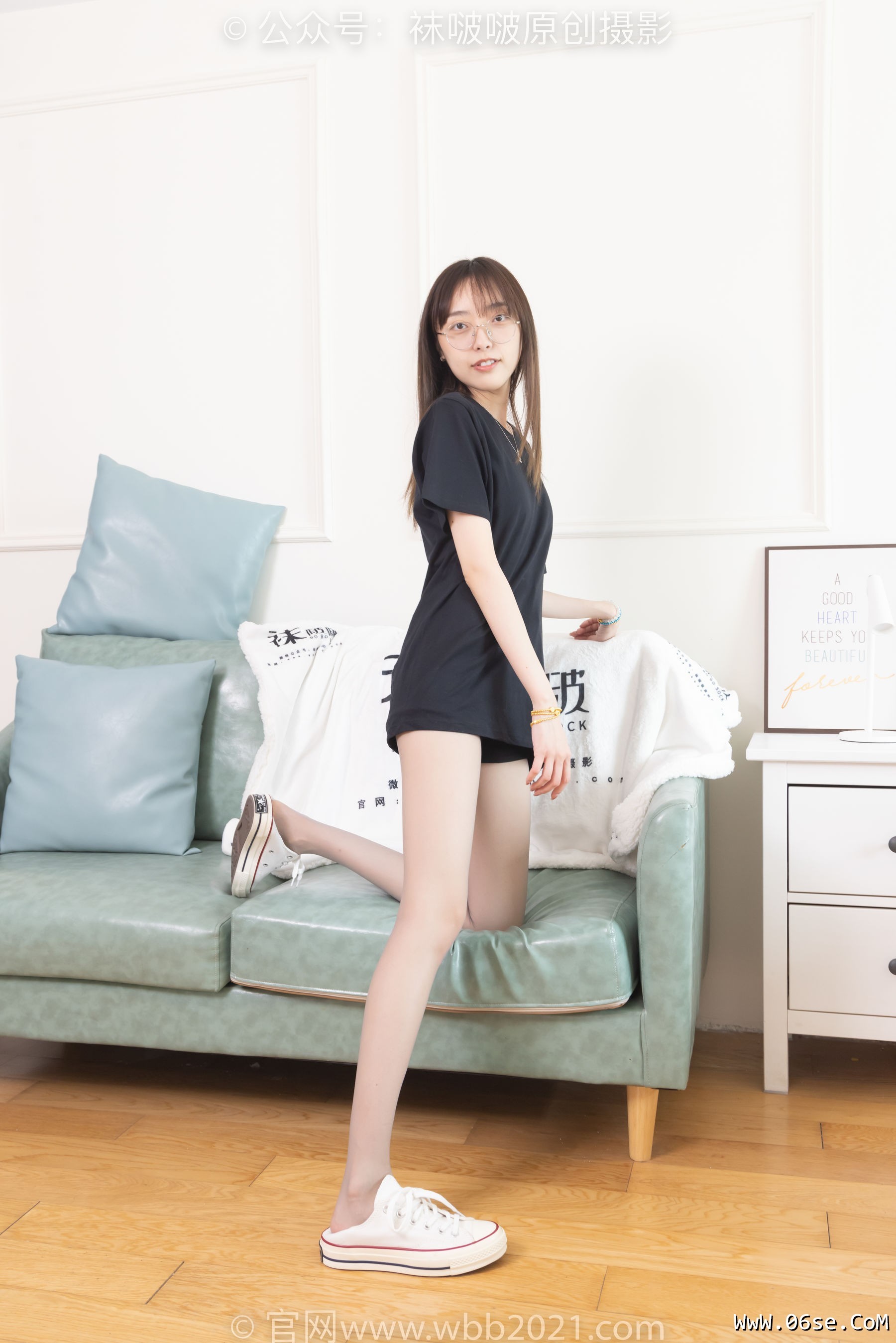 图片[80]-BoBoSocks袜啵啵 No.379 稚予 -板鞋、灰丝[140P]-六色网
