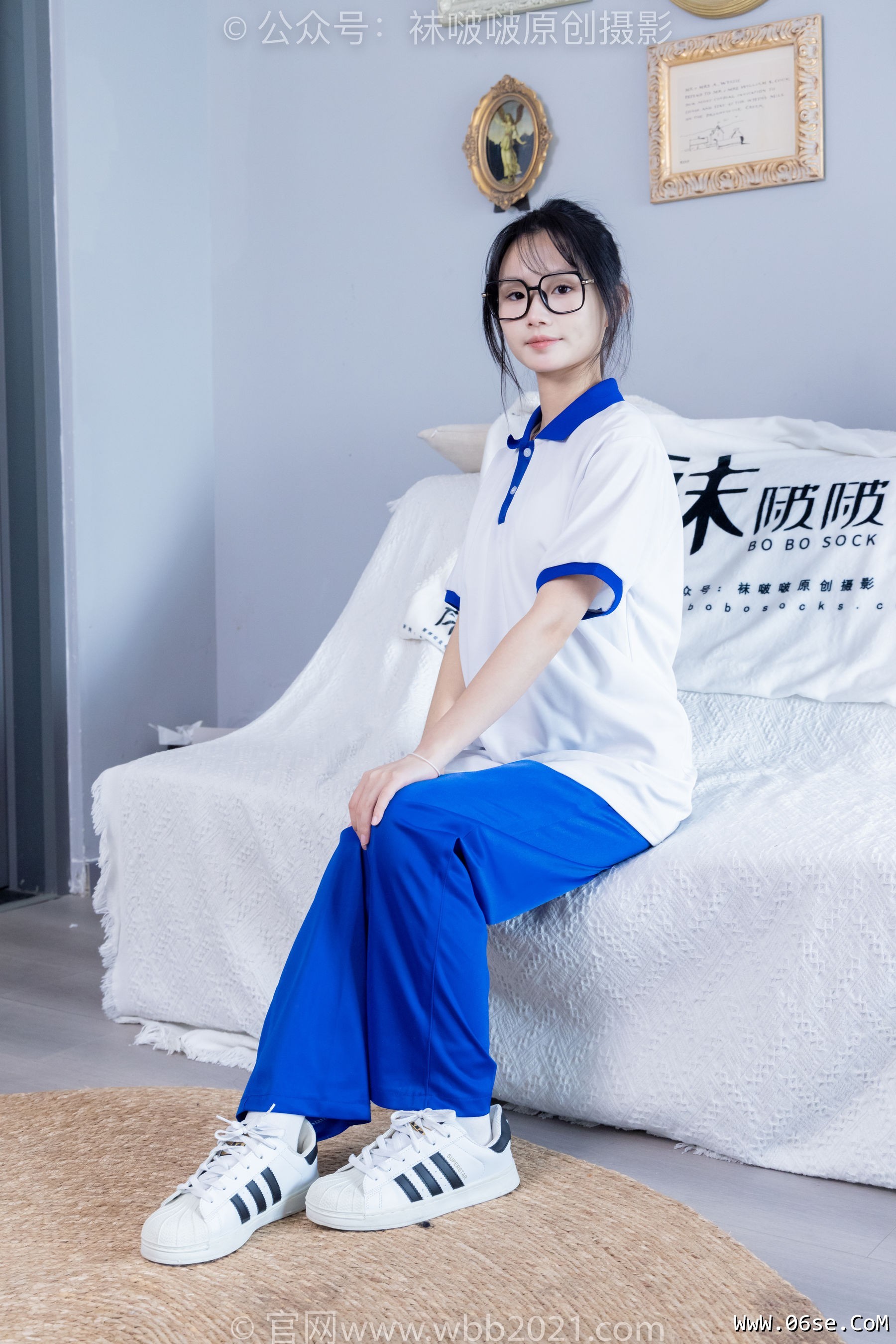 图片[60]-BoBoSocks袜啵啵 No.351 甜甜圈 -板鞋、白棉袜、肉丝、校服裤里丝[150P]-六色网