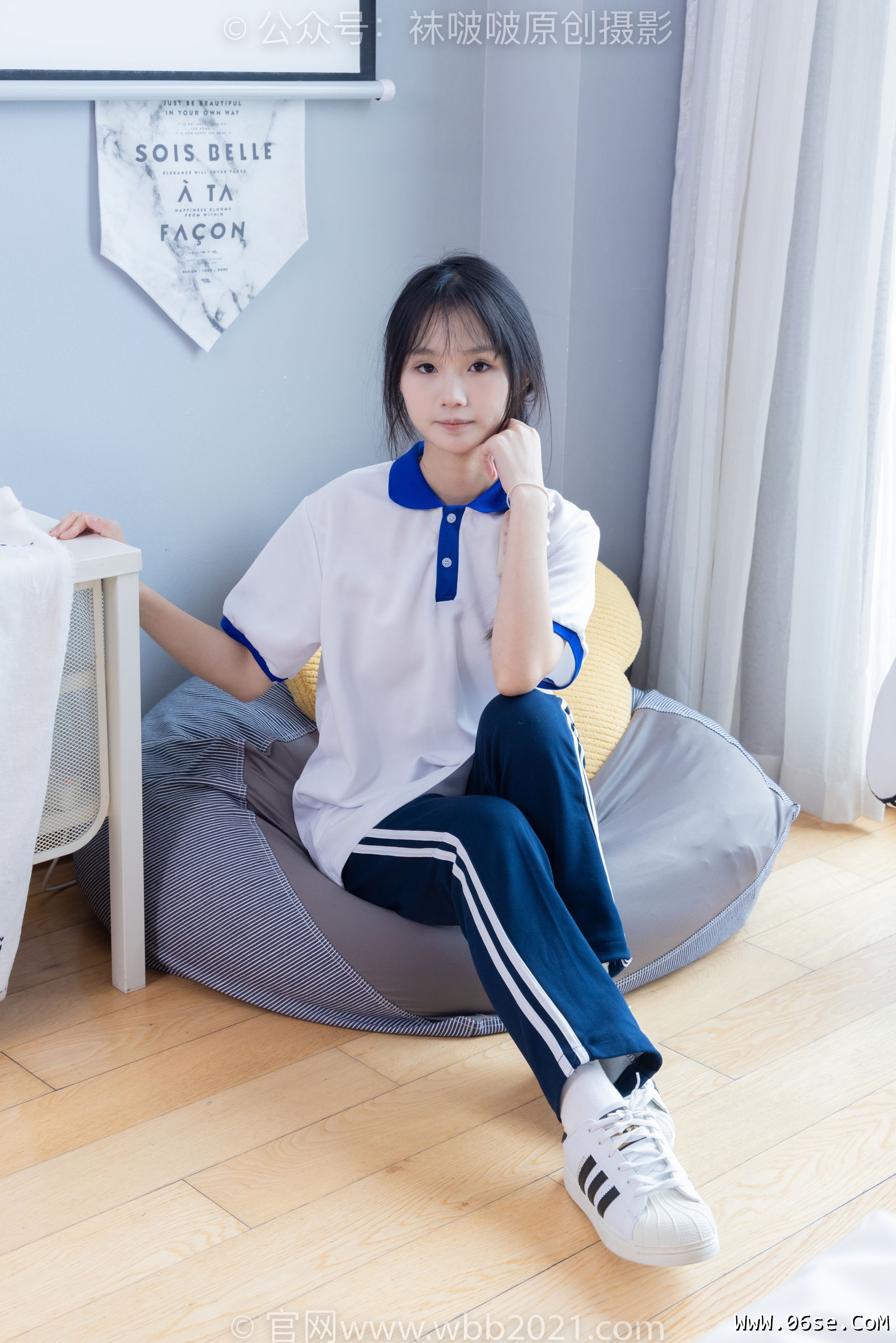 图片[71]-BoBoSocks袜啵啵 No.366 甜甜圈 -三双板鞋、白棉袜、短白丝[150P]-六色网