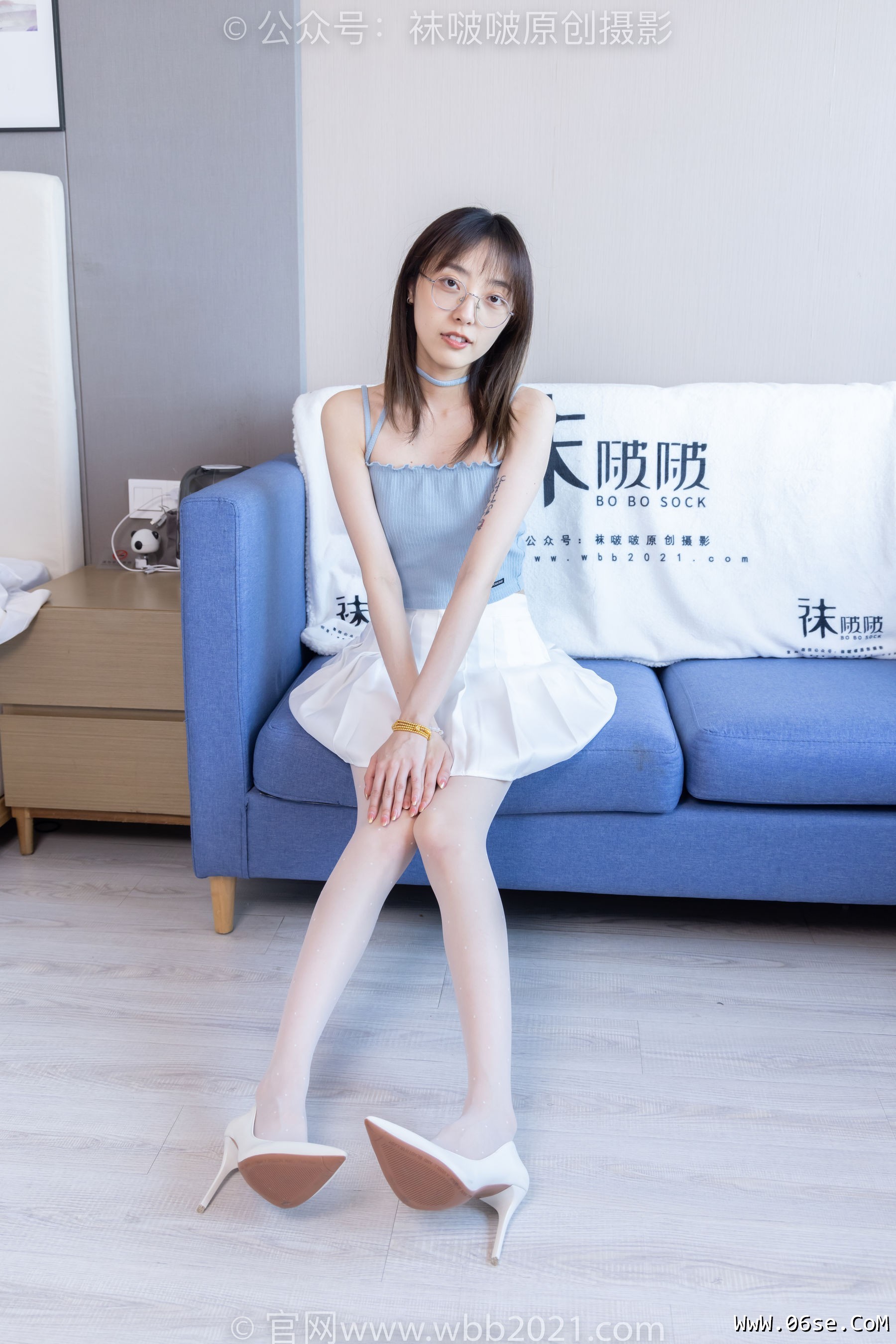 图片[65]-BoBoSocks袜啵啵 No.403 稚予 -高跟鞋、板鞋、波点黑丝、波点白丝[145P]-六色网