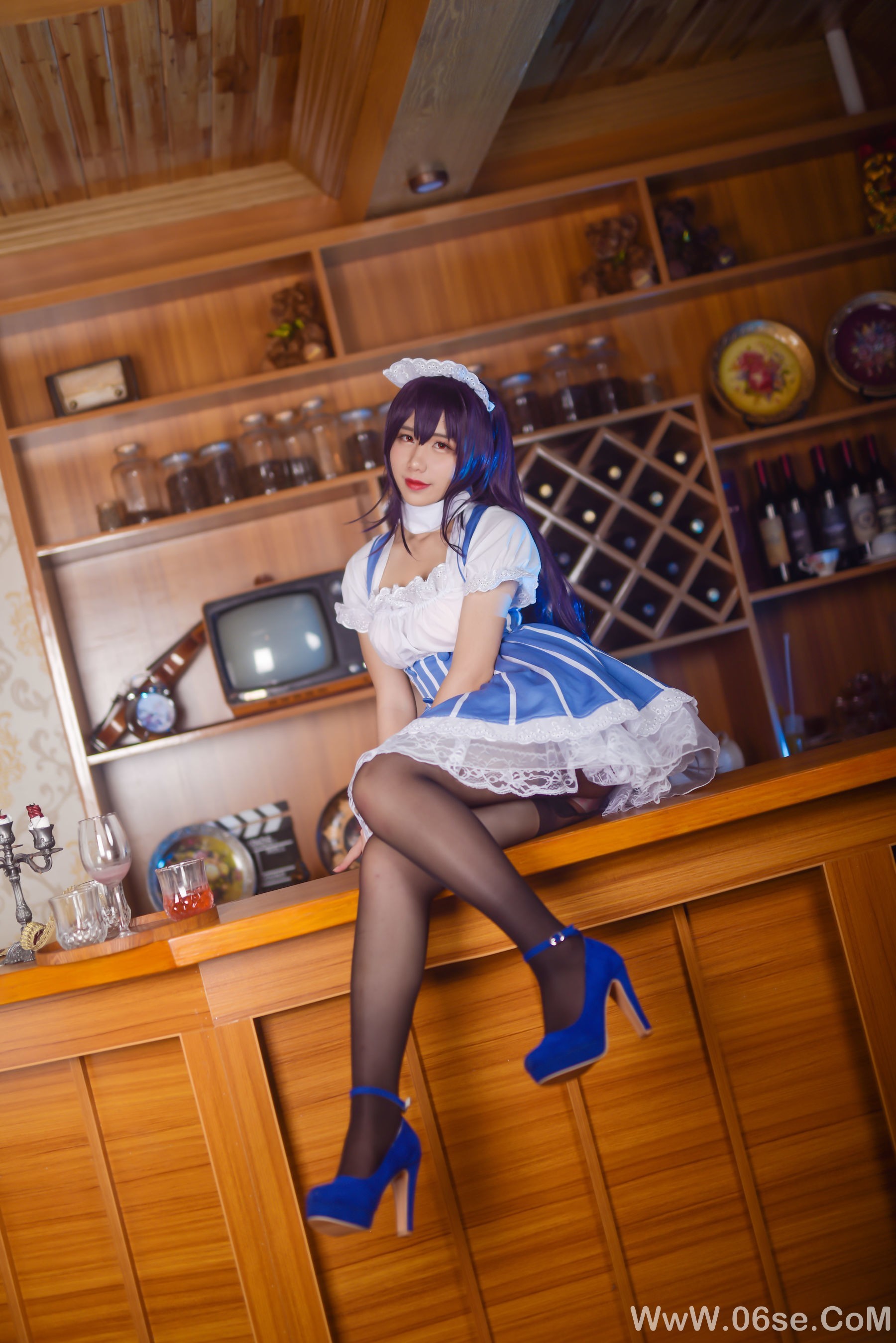 图片[32]-动漫博主九曲Jean 加藤惠女仆[34P]-六色网