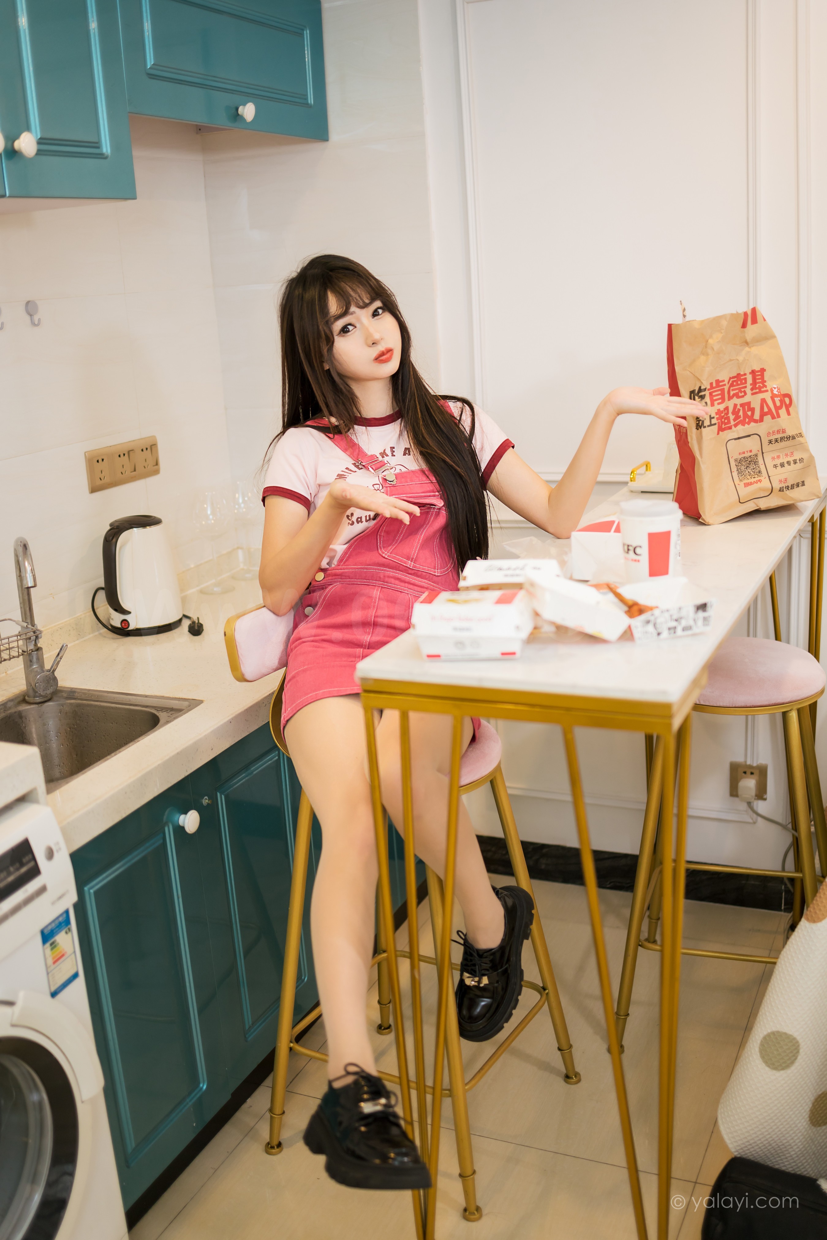 图片[39]-雅拉伊 – 小亭《宅家吃鸡》[41P]-六色网