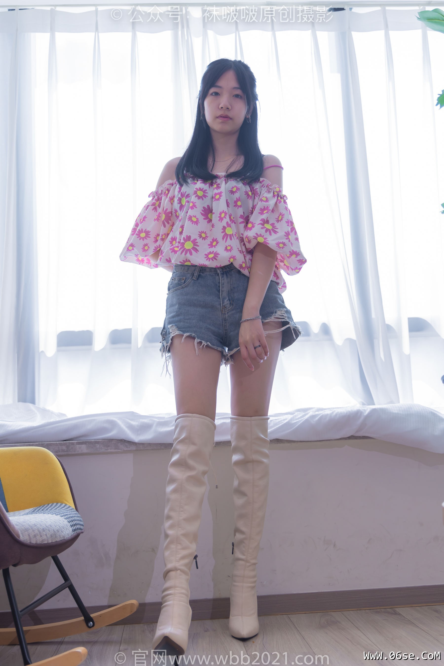图片[108]-BoBoSocks袜啵啵 No.308 小甜豆 -长靴、白棉袜、裸足[170P]-六色网