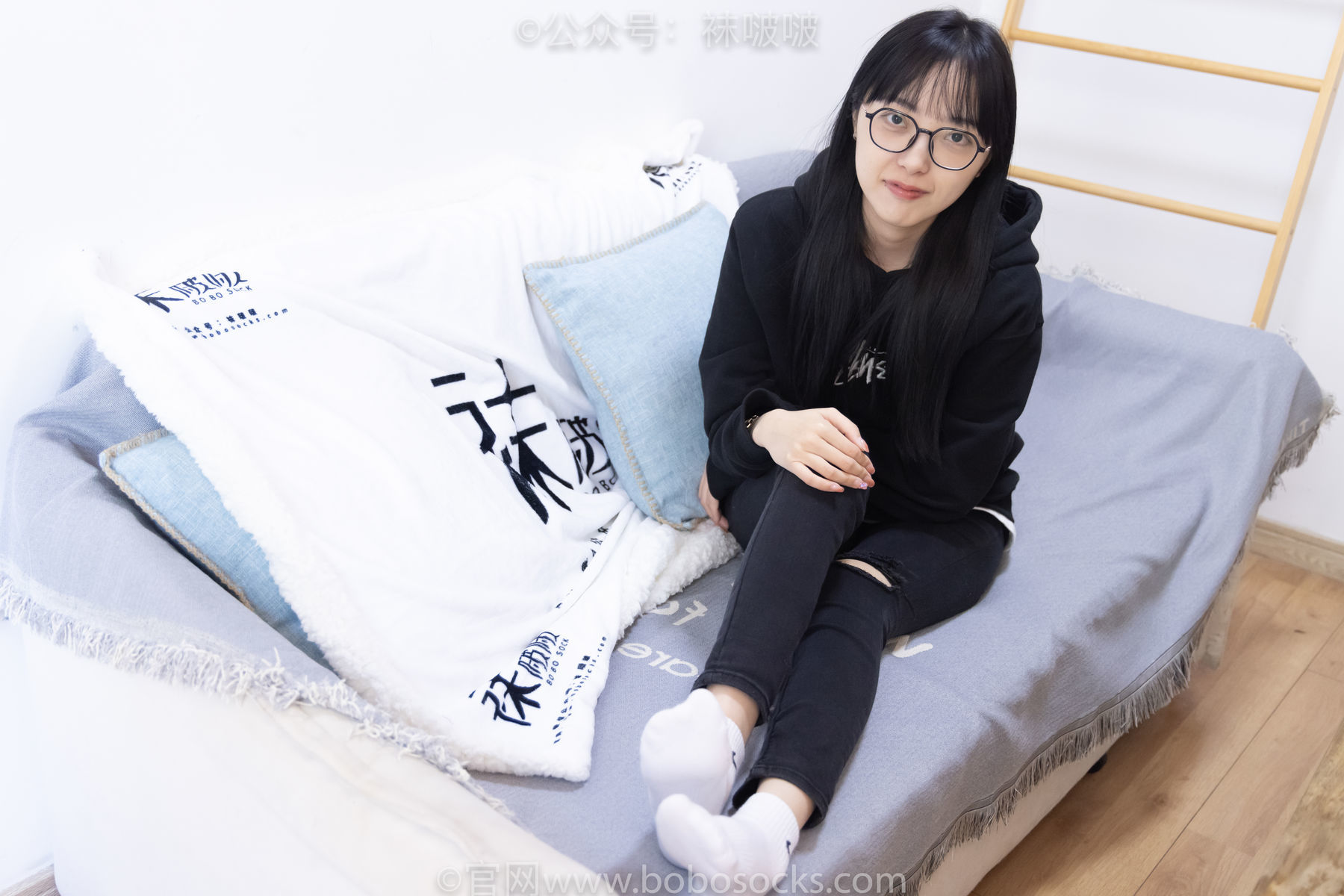 图片[98]-BoBoSocks袜啵啵 No.061 稚予-短靴、白棉袜、裸足[145P]-六色网