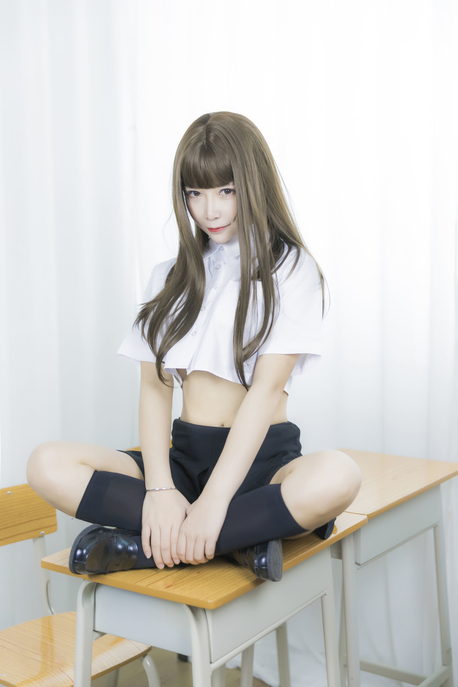 图片[19]-二次元妹子抱走莫子aa 等你下课[42P]-六色网