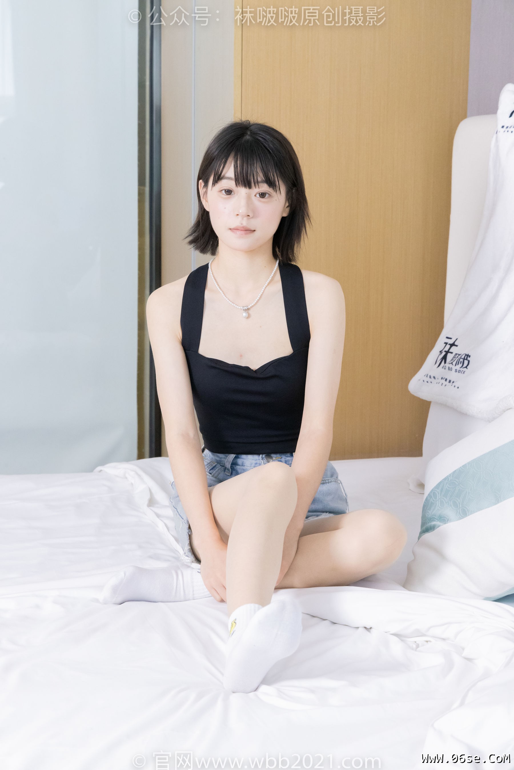 图片[137]-BoBoSocks袜啵啵 No.422 糯米 -长靴、白棉袜、肉丝[140P]-六色网