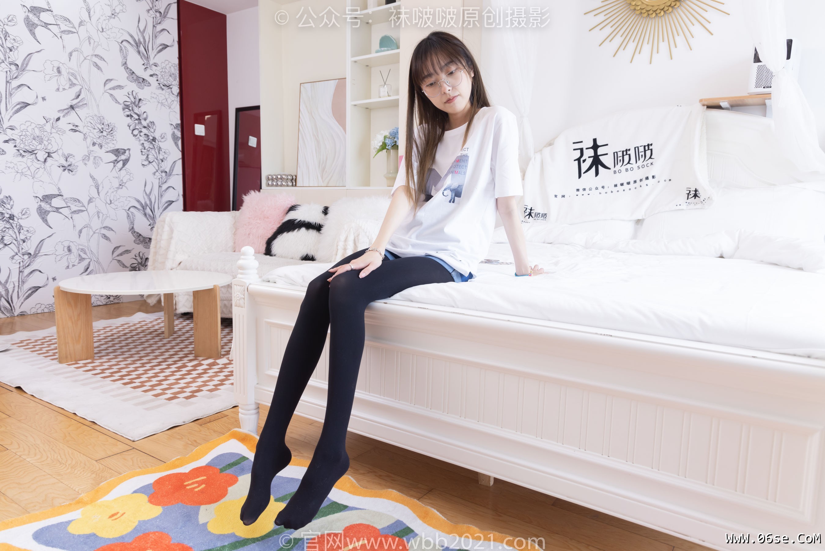 图片[51]-BoBoSocks袜啵啵 No.330 稚予 -高跟鞋、厚黑丝[150P]-六色网
