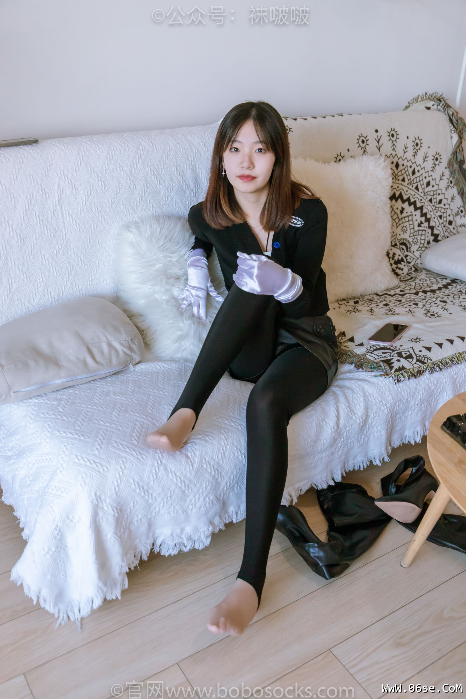 图片[127]-BoBoSocks袜啵啵 No.041 小甜豆-高跟长靴、黑色踩脚裤、肉丝[140P]-六色网