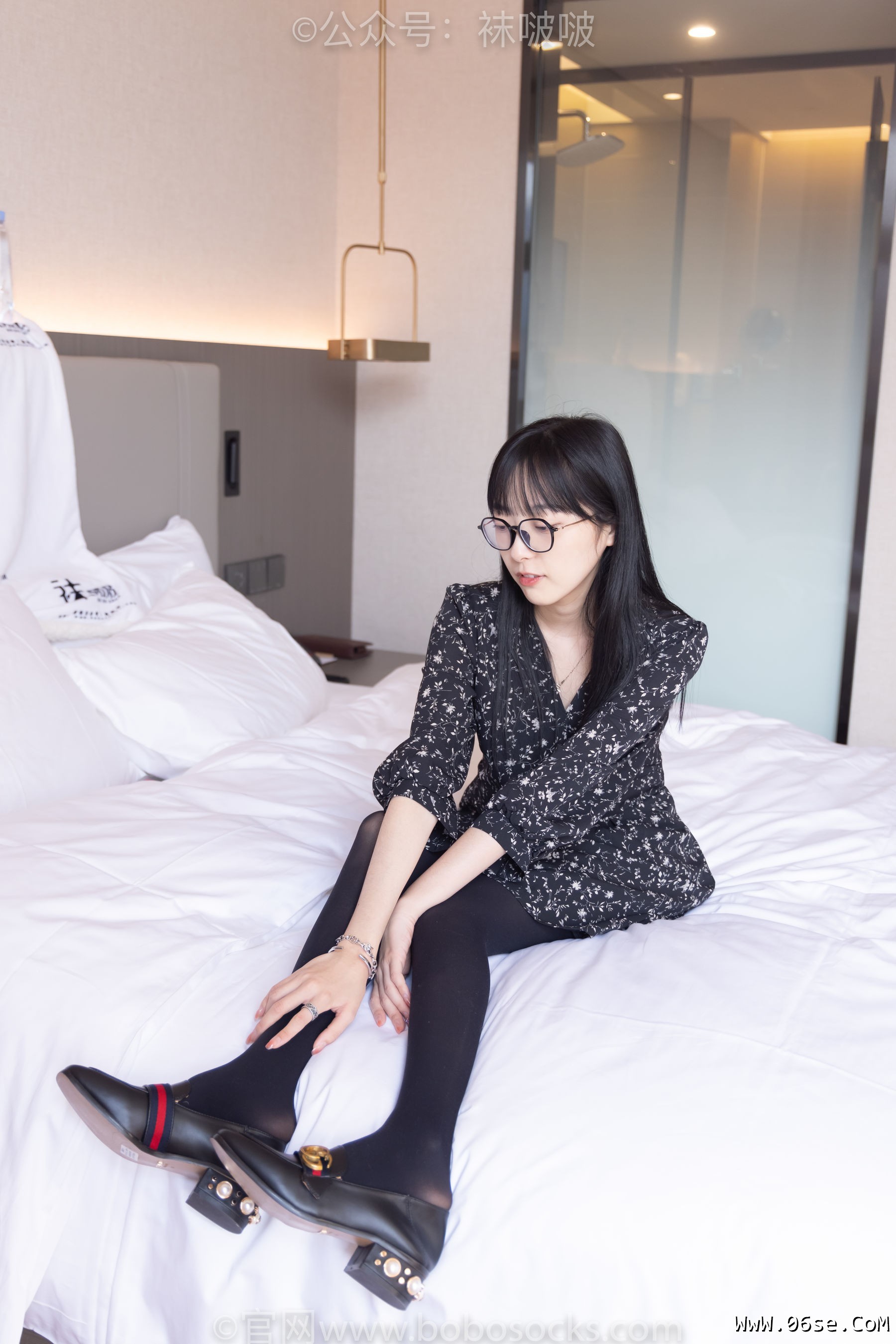 图片[36]-BoBoSocks袜啵啵 No.064 稚予-平底鞋、厚黑丝[137P]-六色网