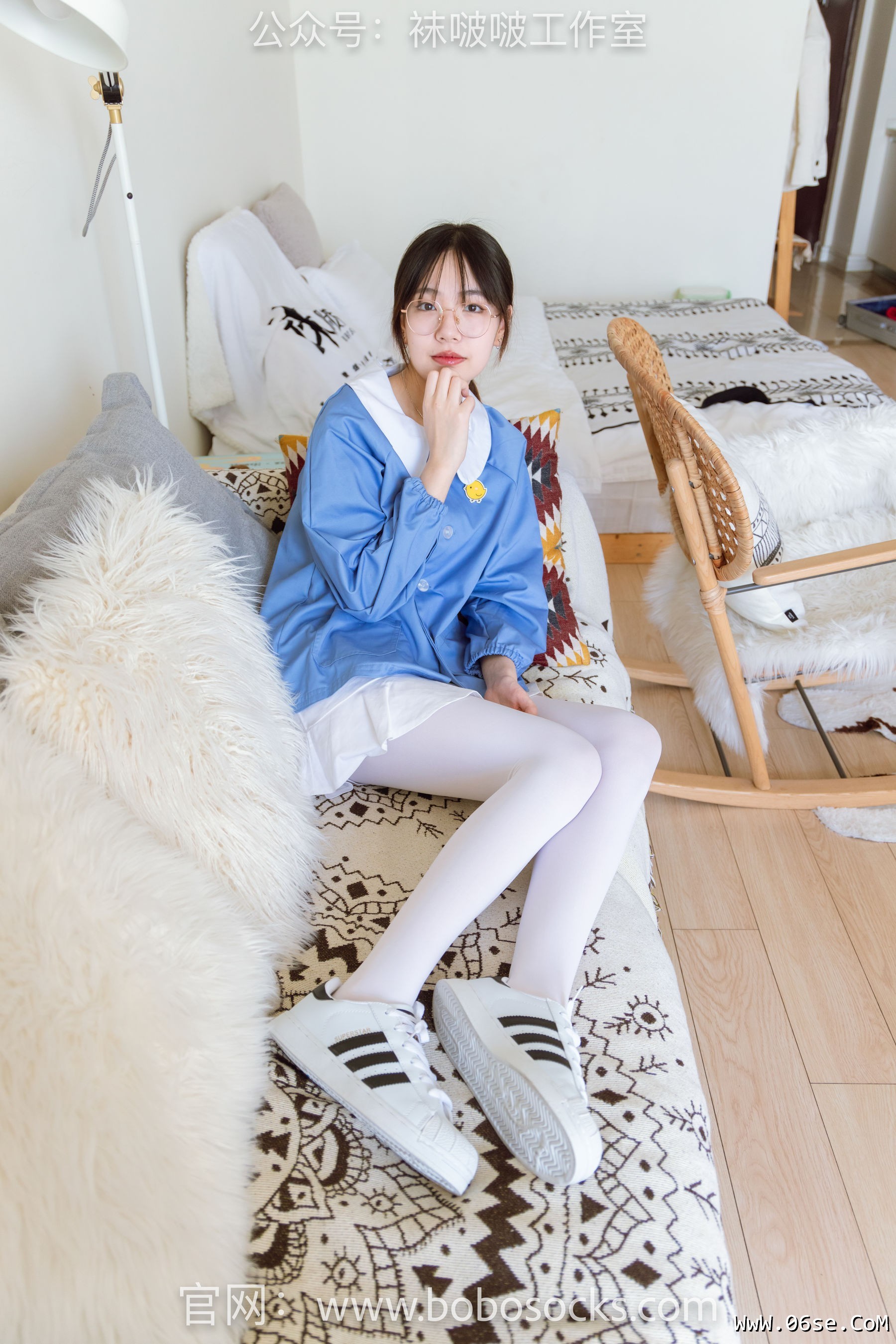 图片[43]-BoBoSocks袜啵啵 No.093 小甜豆-贝壳头、厚白丝[132P]-六色网