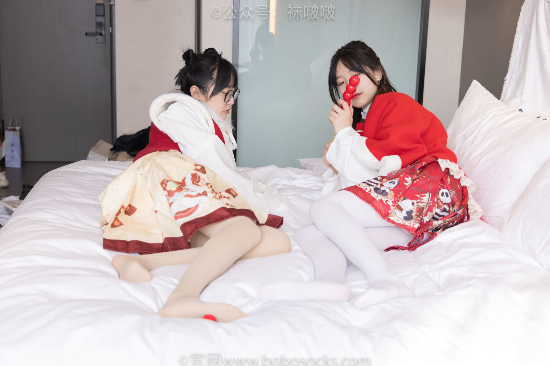 图片[93]-BoBoSocks袜啵啵 No.054 小甜豆与稚予-给大家拜年啦[139P]-六色网