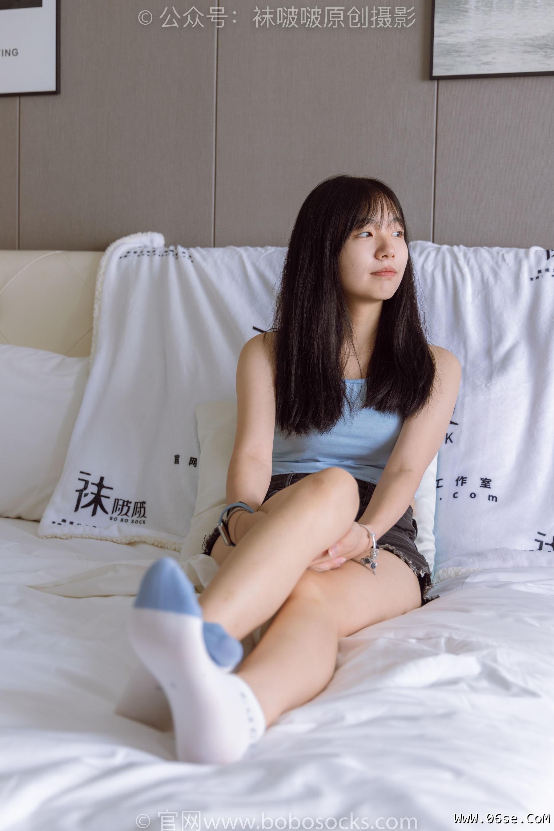 图片[6]-BoBoSocks袜啵啵 No.174 小甜豆-高跟长靴、白棉袜、裸足[178P]-六色网