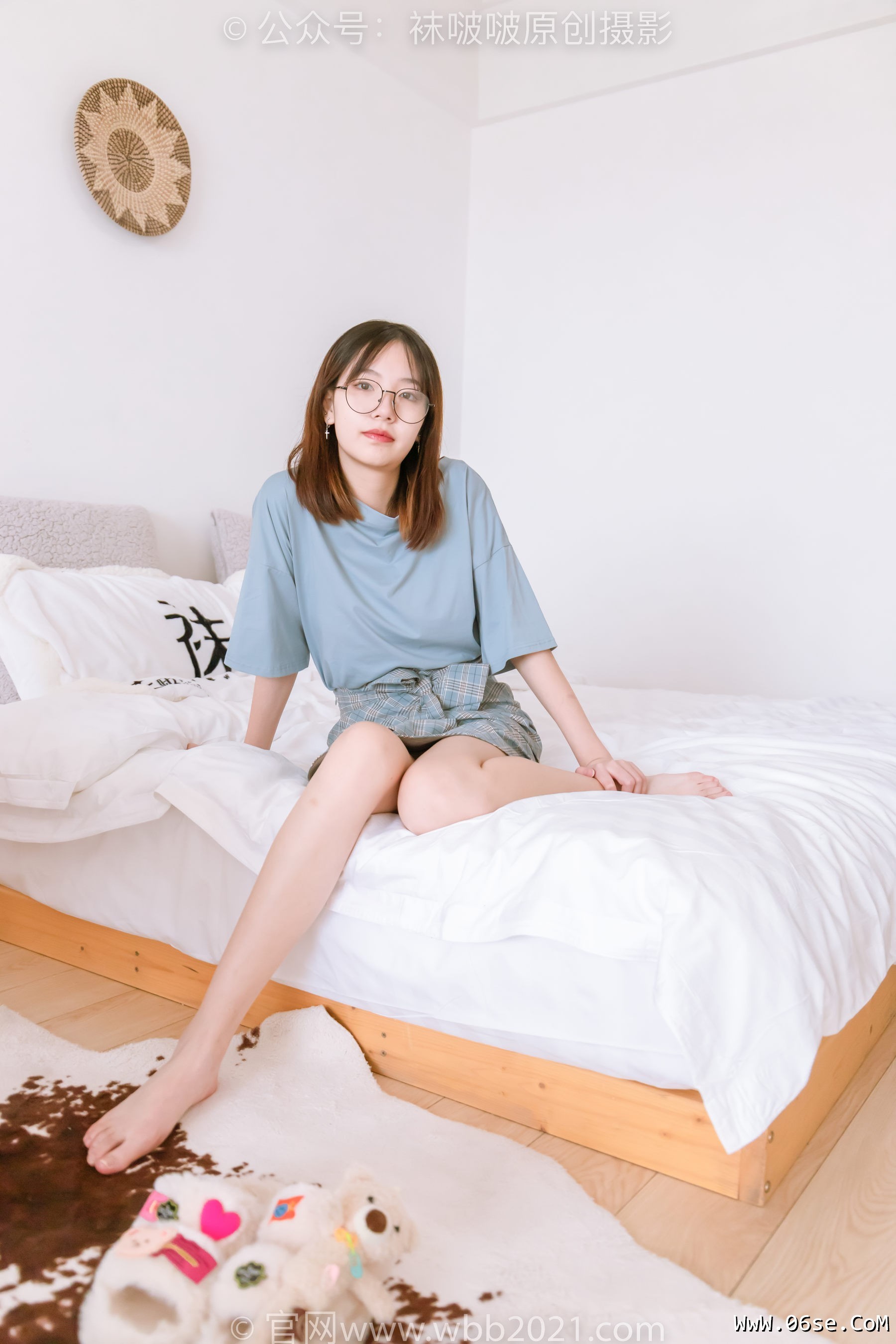 图片[137]-BoBoSocks袜啵啵 No.239 小甜豆-棉拖鞋、灰丝、裸足[140P]-六色网