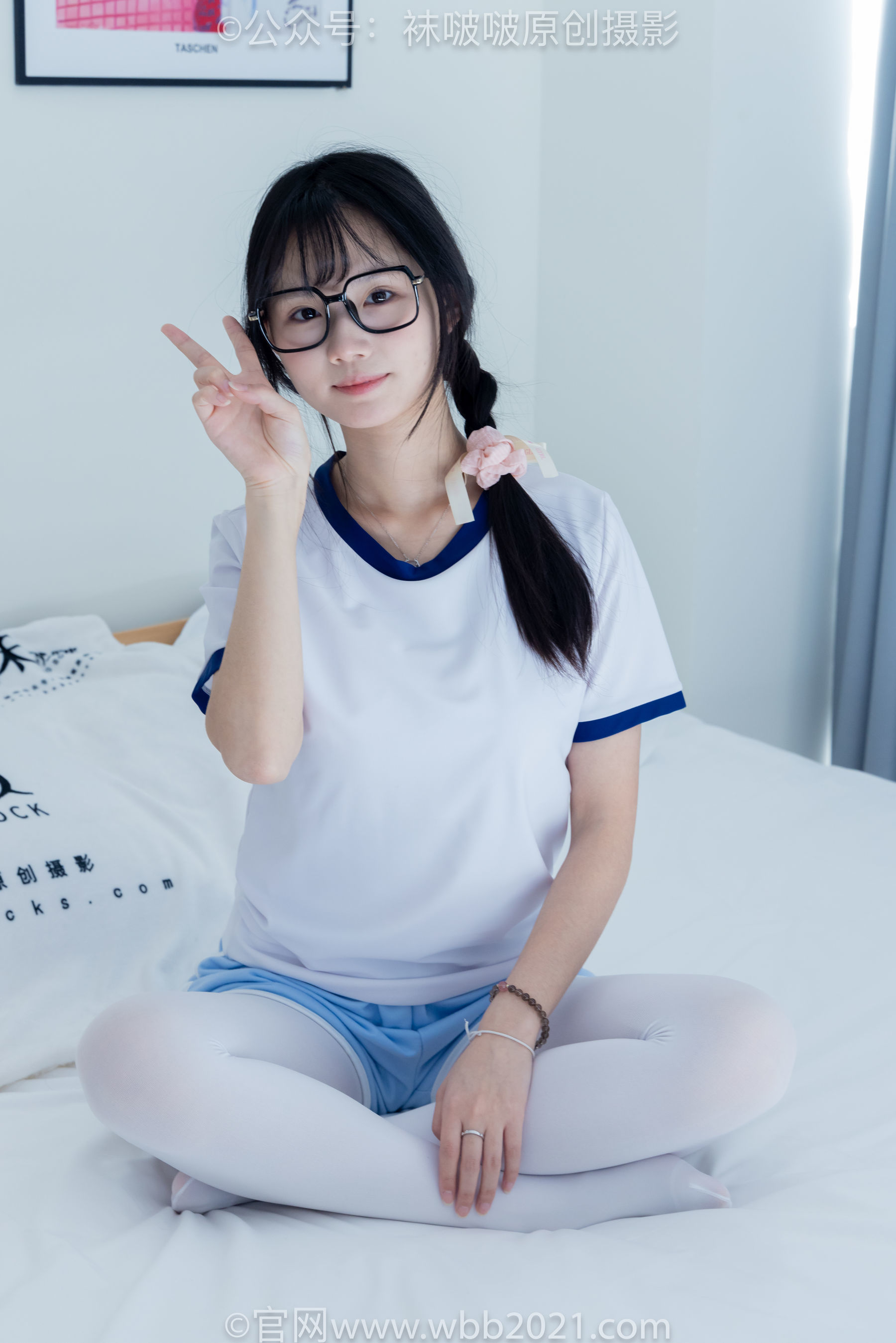 图片[128]-BoBoSocks袜啵啵 No.325 甜甜圈 -皮鞋、厚白丝[145P]-六色网
