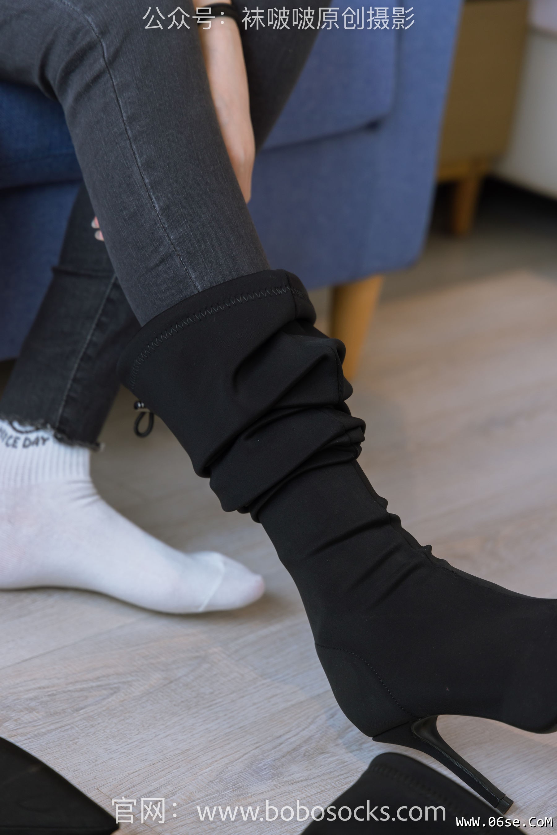 图片[85]-BoBoSocks袜啵啵 No.158 小甜豆-高跟长靴、白棉袜、裸足[136P]-六色网