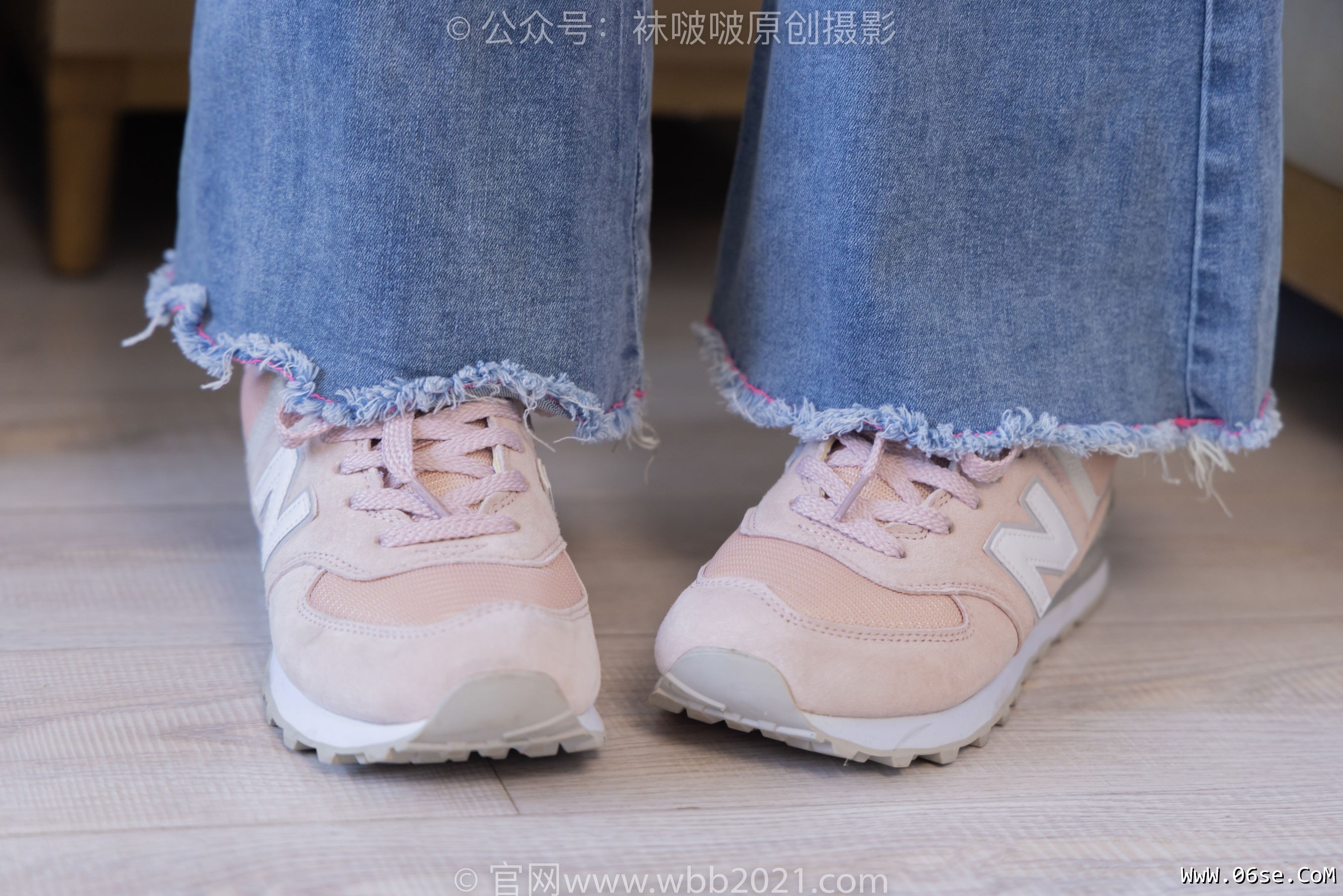 图片[57]-BoBoSocks袜啵啵 No.317 小甜豆 -运动鞋、可拆卸牛仔裤、粉色棉袜、黑丝、裤里丝[140P]-六色网