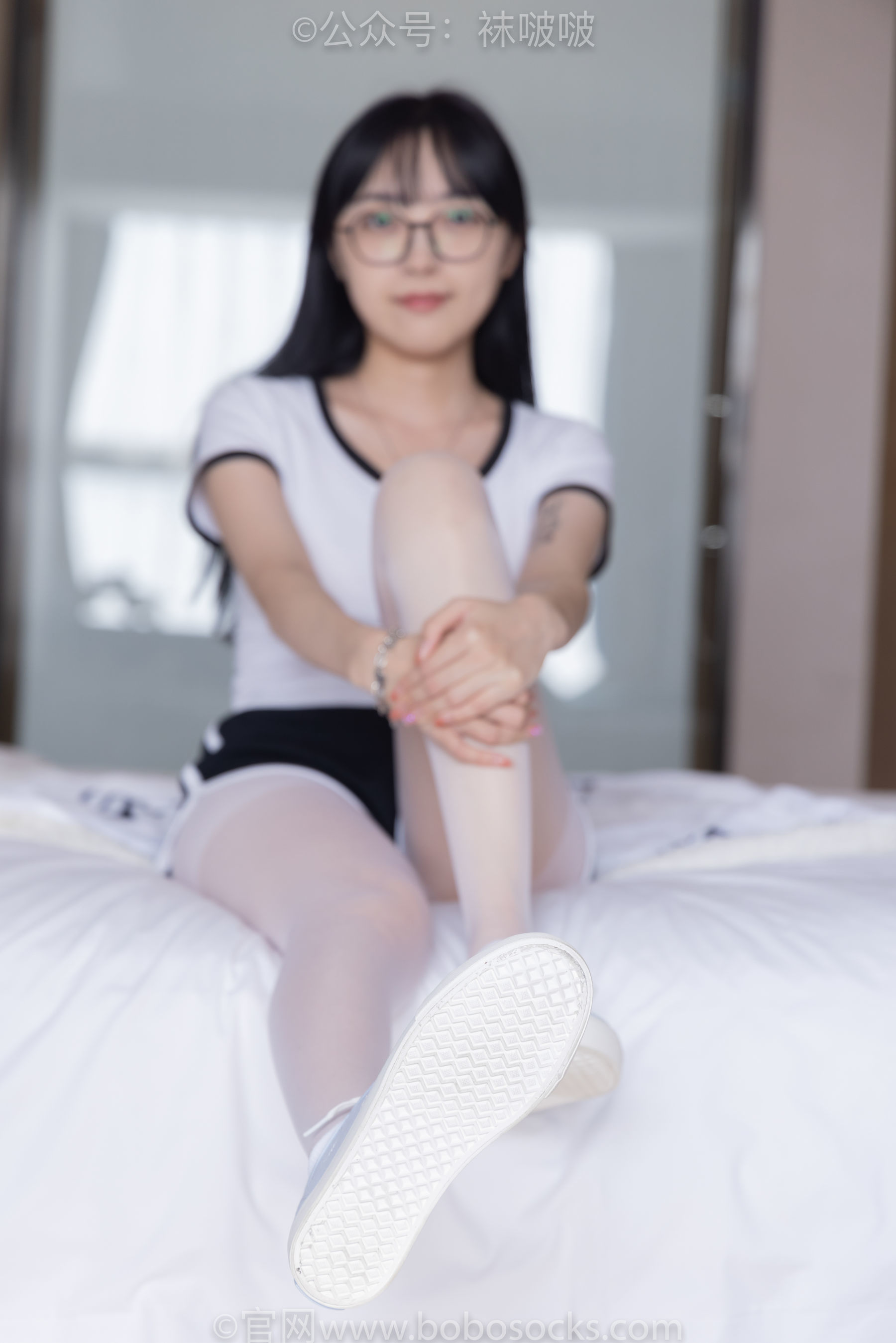 图片[25]-BoBoSocks袜啵啵 No.037 稚予-帆布鞋、短白棉袜、白丝[136P]-六色网