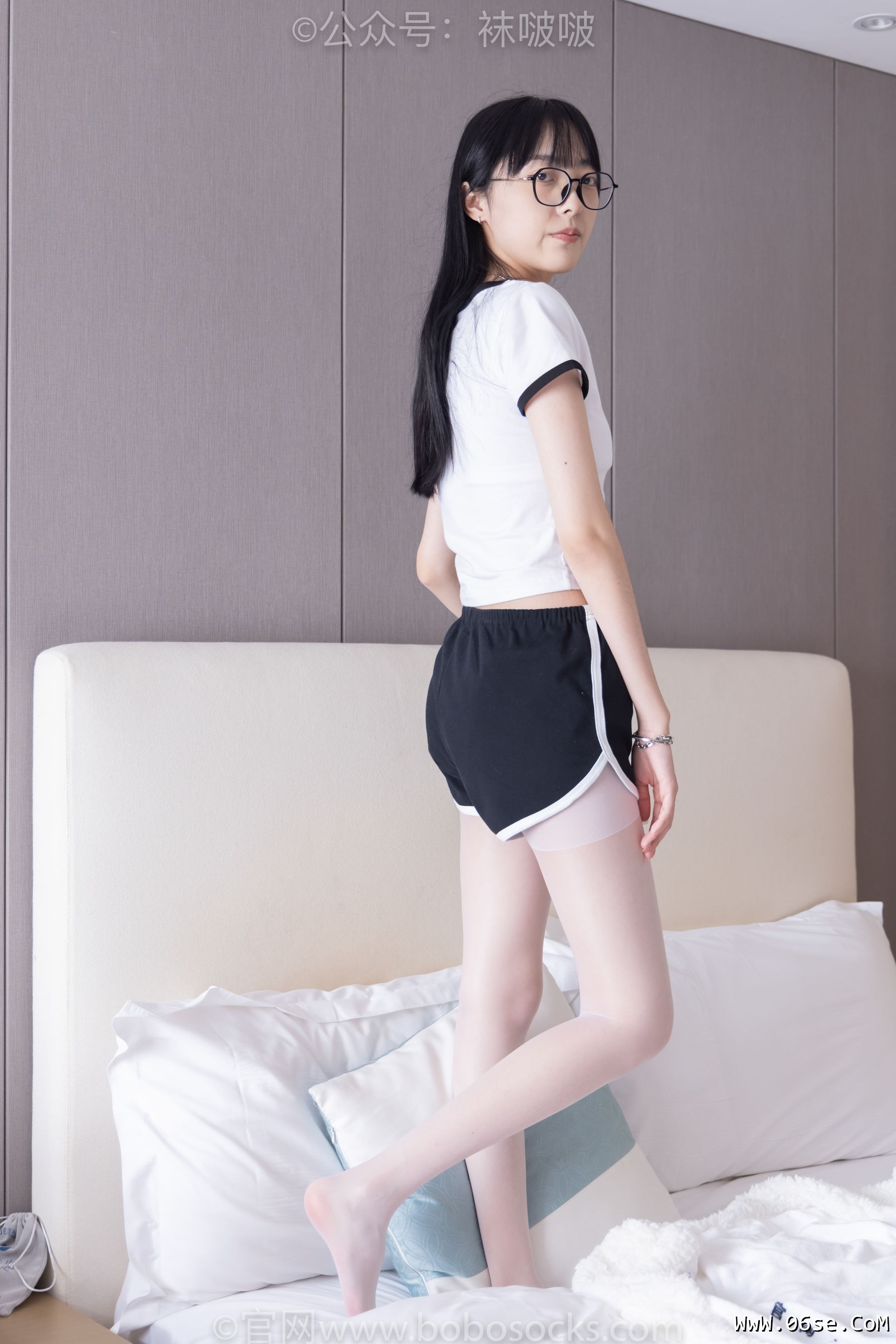 图片[133]-BoBoSocks袜啵啵 No.037 稚予-帆布鞋、短白棉袜、白丝[136P]-六色网