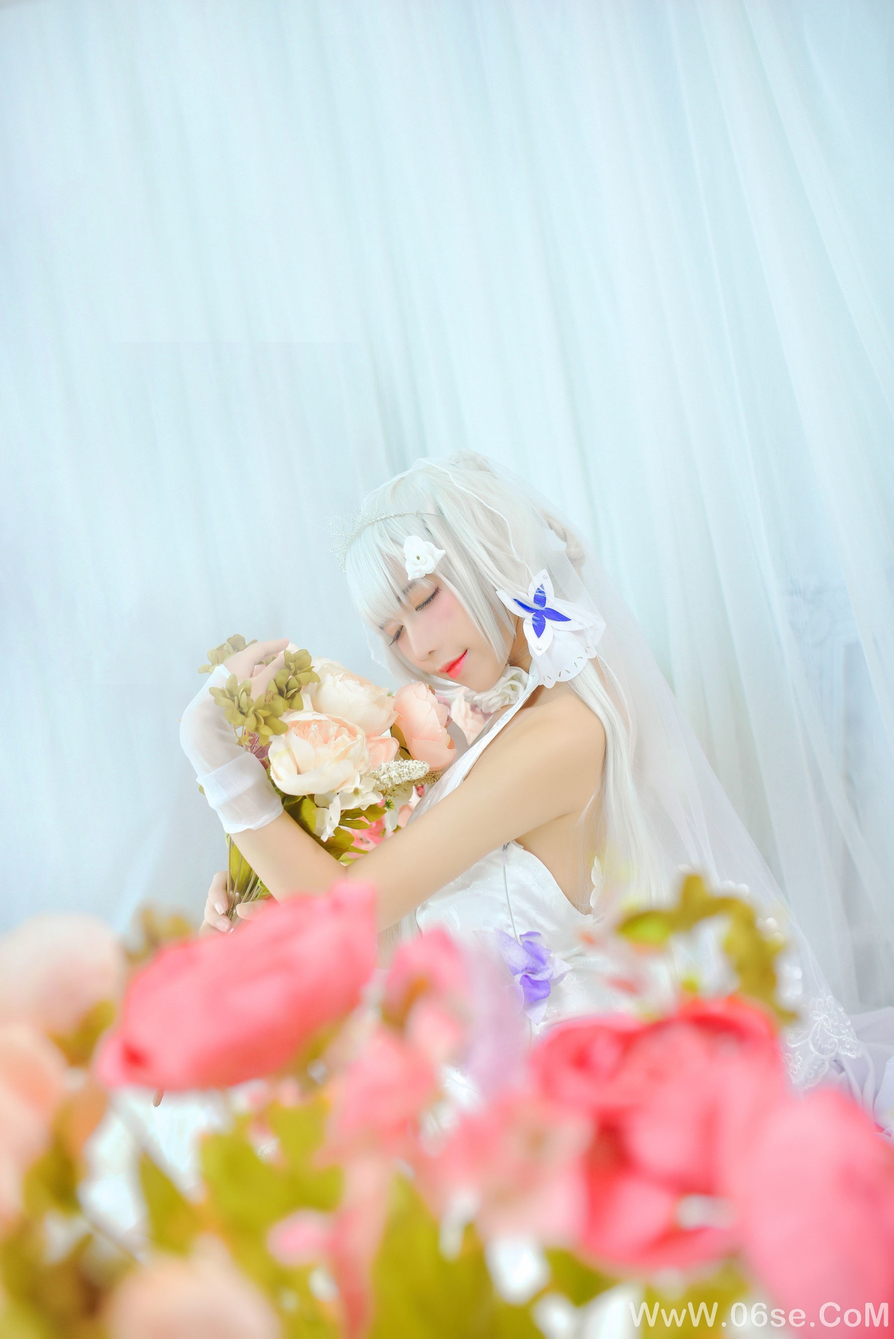 图片[16]-动漫博主九曲Jean 婚纱[22P]-六色网
