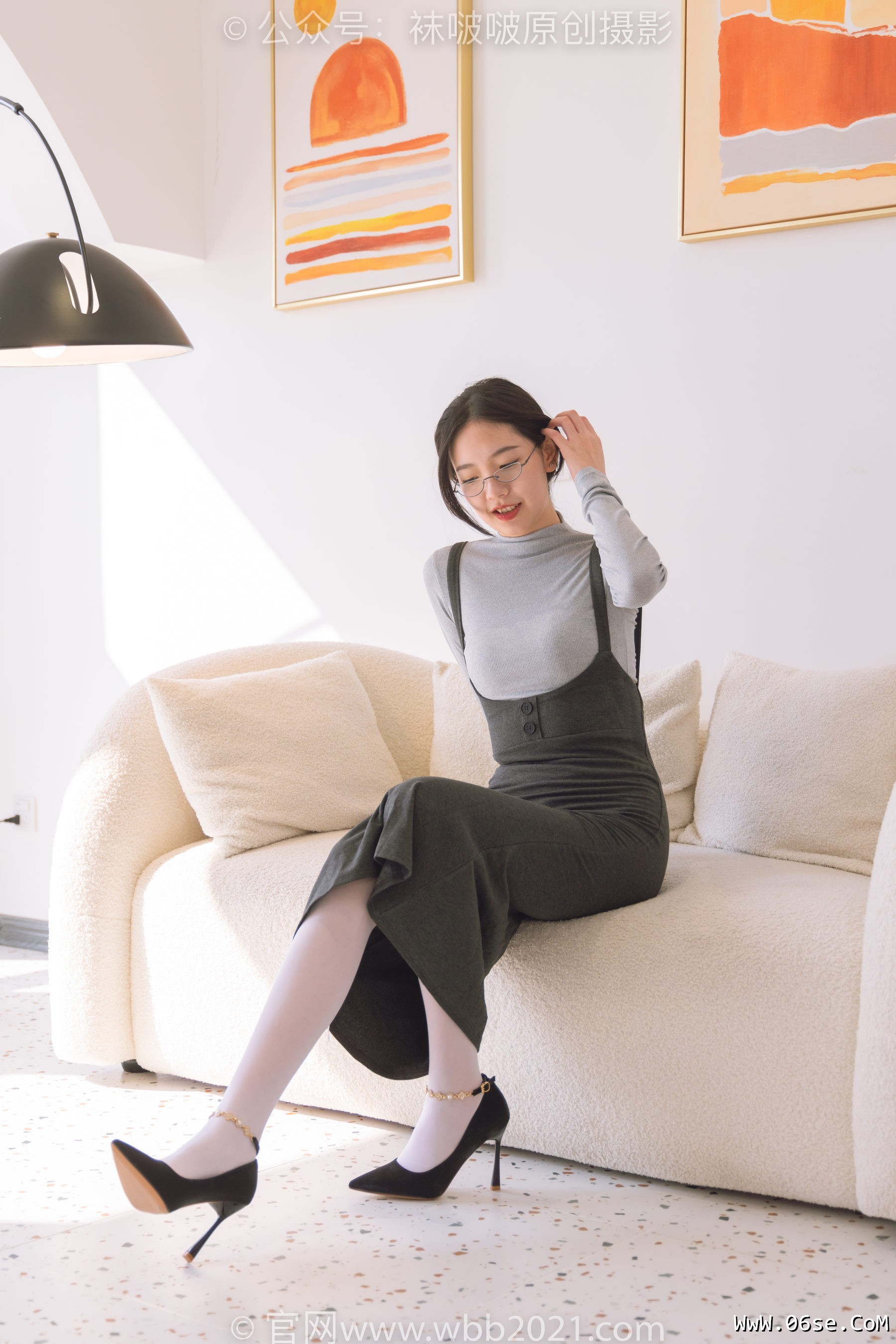 图片[57]-BoBoSocks袜啵啵 No.242 小甜豆-高跟鞋、厚白丝[140P]-六色网
