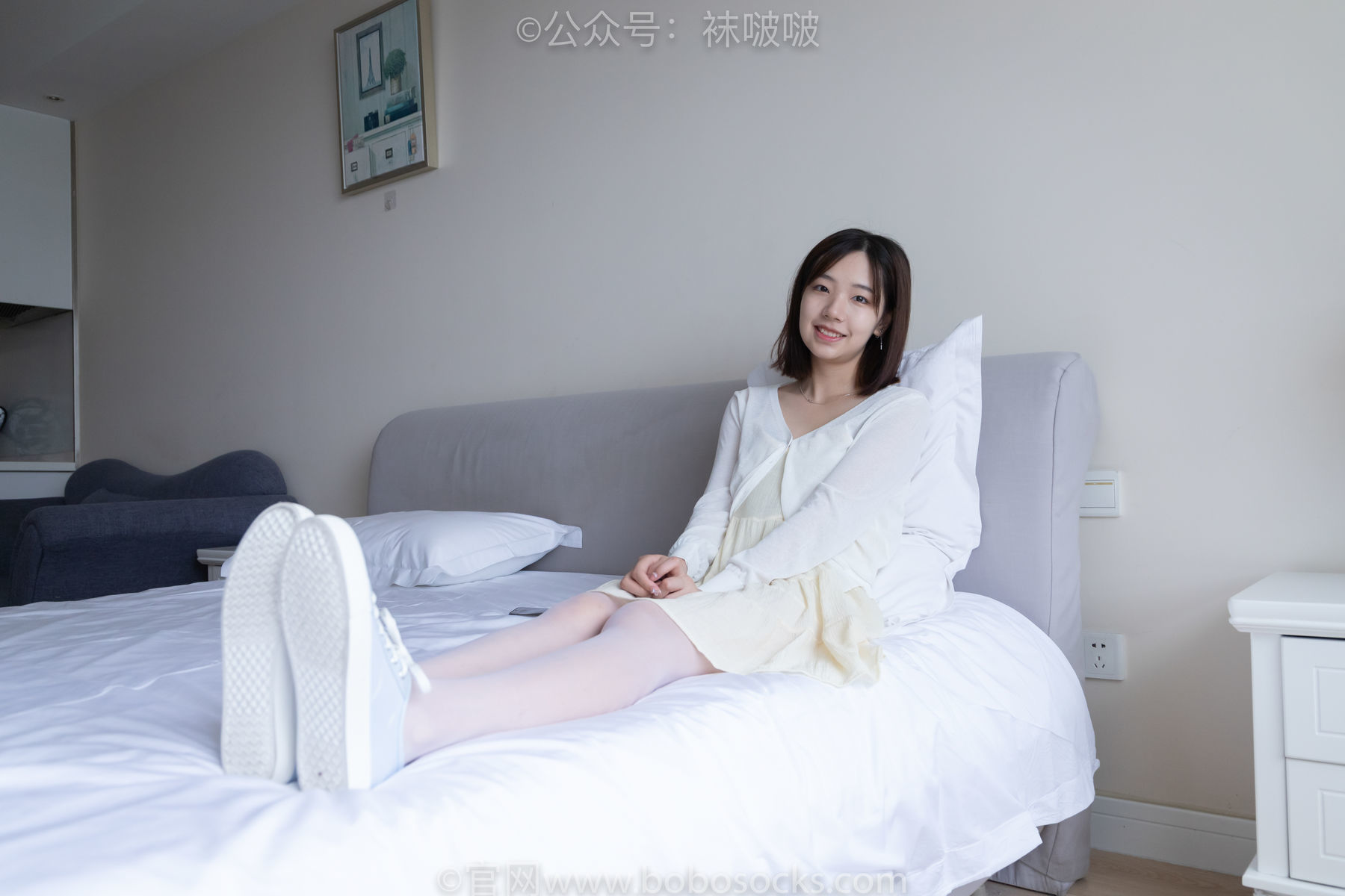 图片[35]-BoBoSocks袜啵啵 No.005 小甜豆-帆布鞋、薄白丝[133P]-六色网