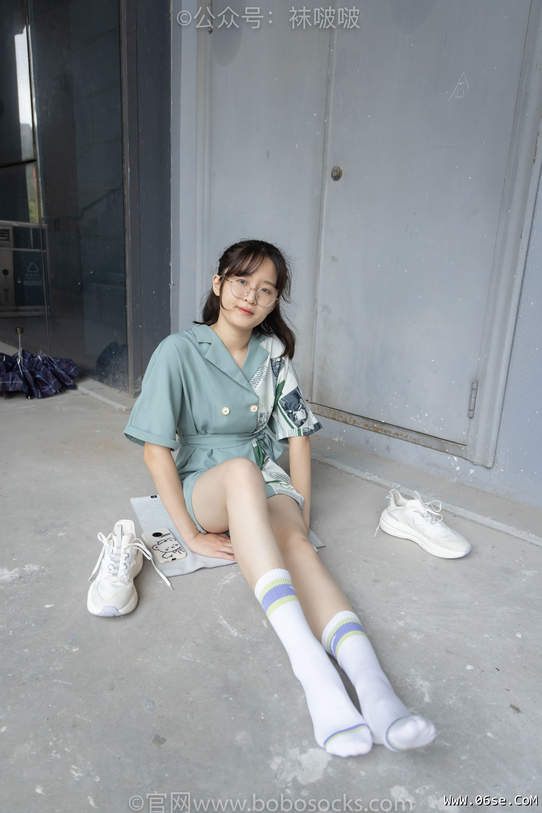 图片[65]-BoBoSocks袜啵啵 No.025 熊熊-安踏运动鞋、白色棉袜、裸足[146P]-六色网