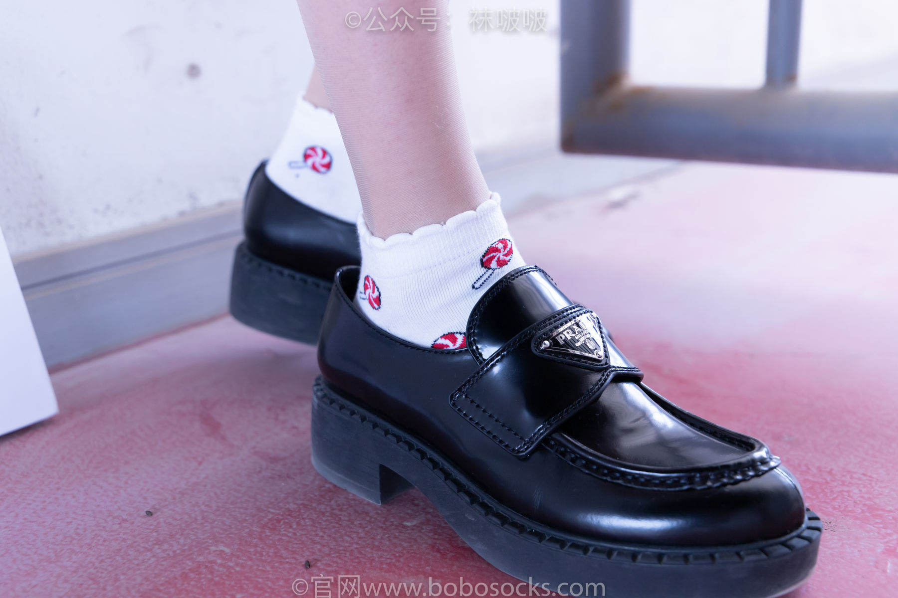 图片[11]-BoBoSocks袜啵啵 No.030 稚予- 皮鞋、短白棉袜、肉丝[141P]-六色网