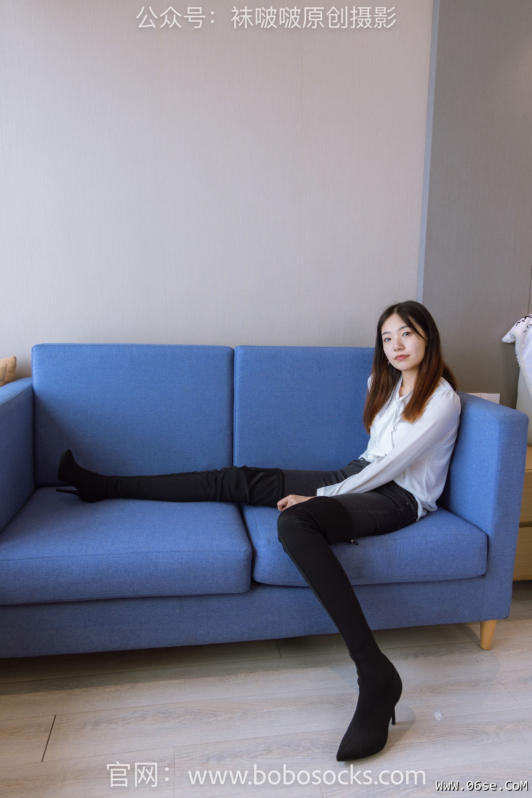 图片[65]-BoBoSocks袜啵啵 No.158 小甜豆-高跟长靴、白棉袜、裸足[136P]-六色网