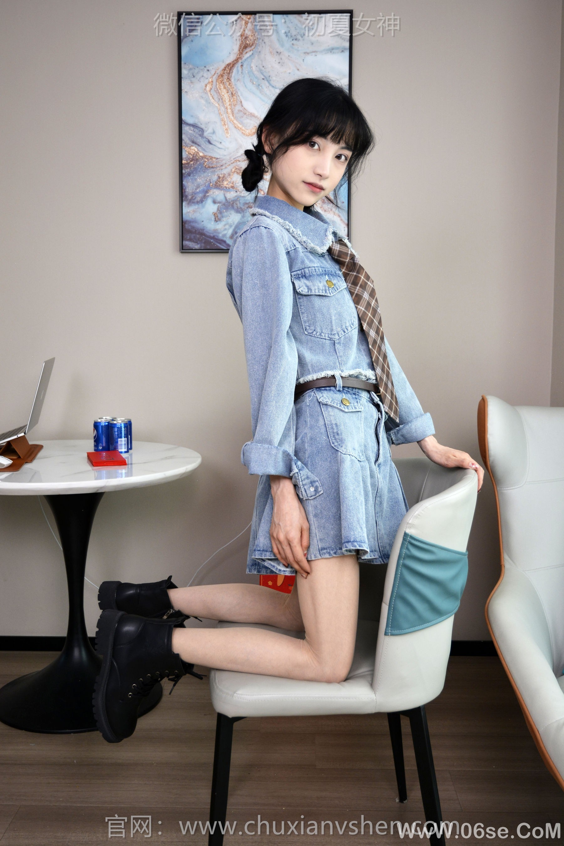 图片[28]-初夏女神 No.247 柒柒 浪漫牛仔[140P]-六色网