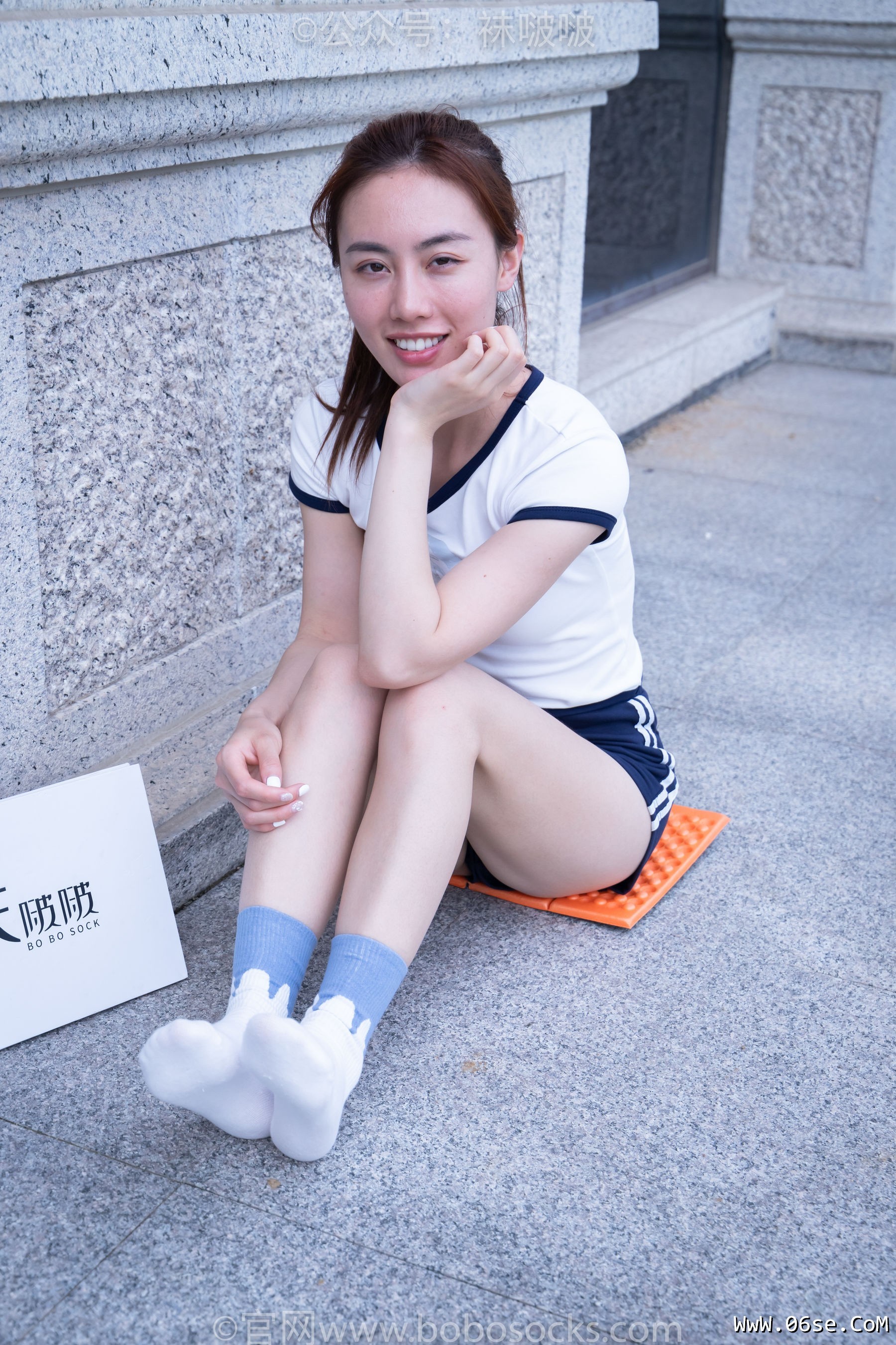 图片[58]-BoBoSocks袜啵啵 No.028 小米-运动鞋、白棉袜、裸足[133P]-六色网