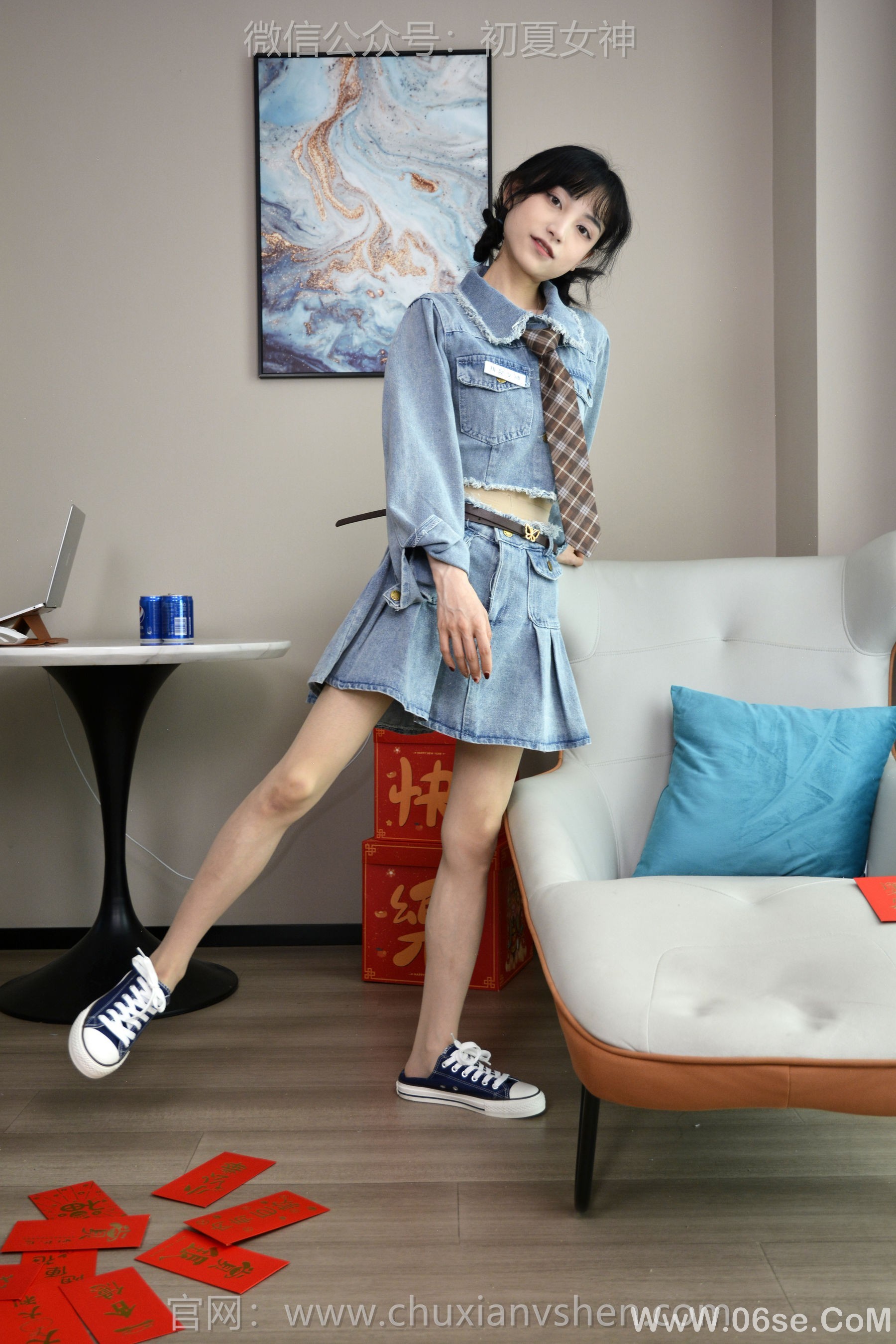 图片[137]-初夏女神 No.247 柒柒 浪漫牛仔[140P]-六色网