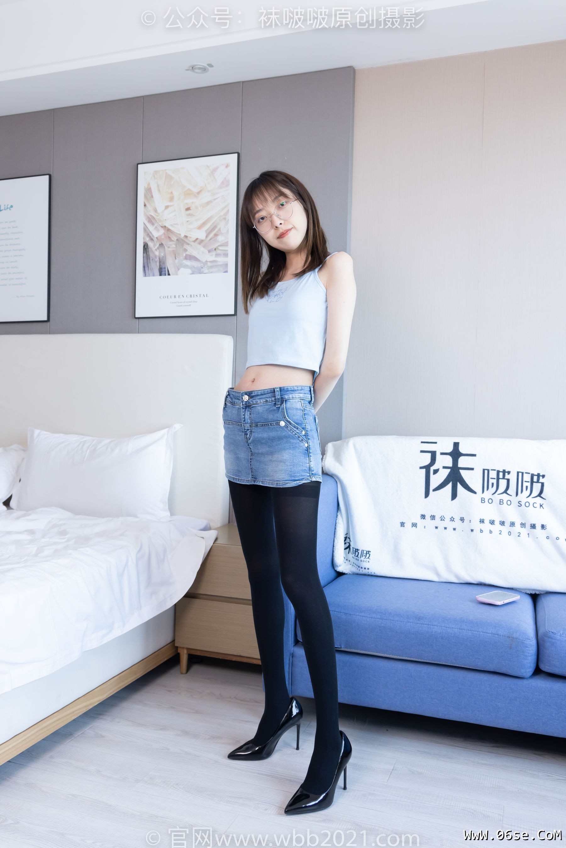 图片[115]-BoBoSocks袜啵啵 No.385 稚予 -高跟鞋、皮鞋、运动鞋、厚黑丝[180P]-六色网