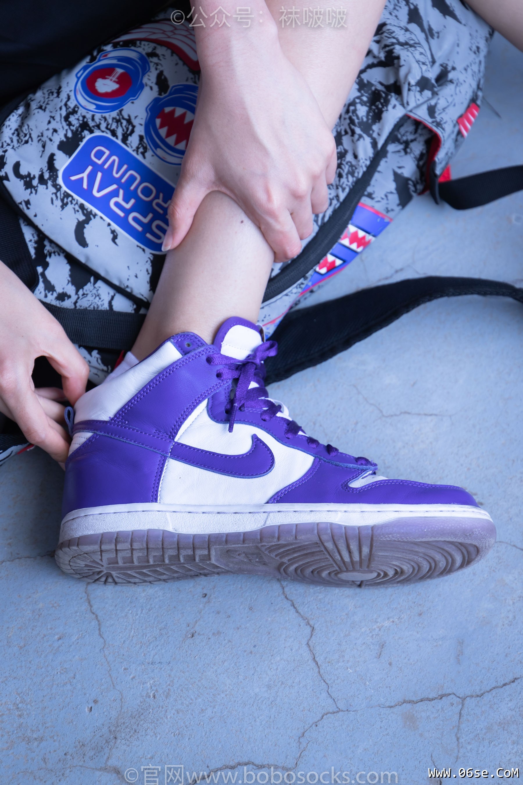 图片[30]-BoBoSocks袜啵啵 积分限定作品002 泡芙- AJ、白色棉质船袜、裸足[135P]-六色网