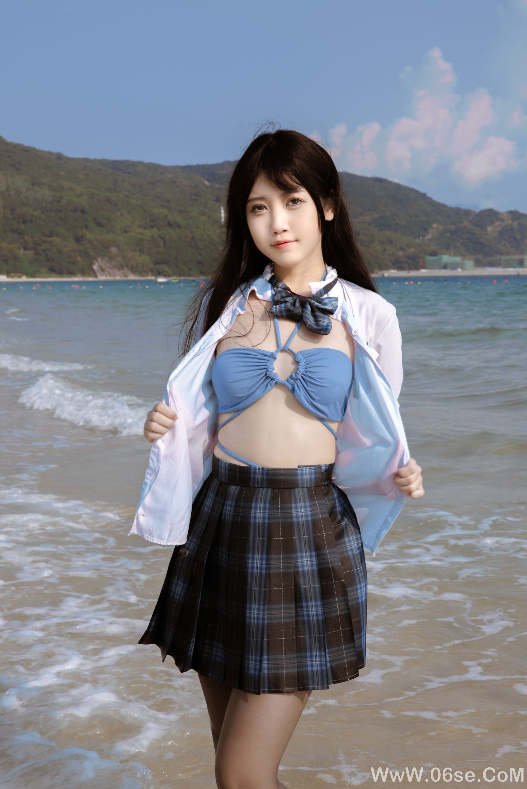 图片[47]-微博人气Coser不呆猫 – 泳衣JK学妹[59P]-六色网