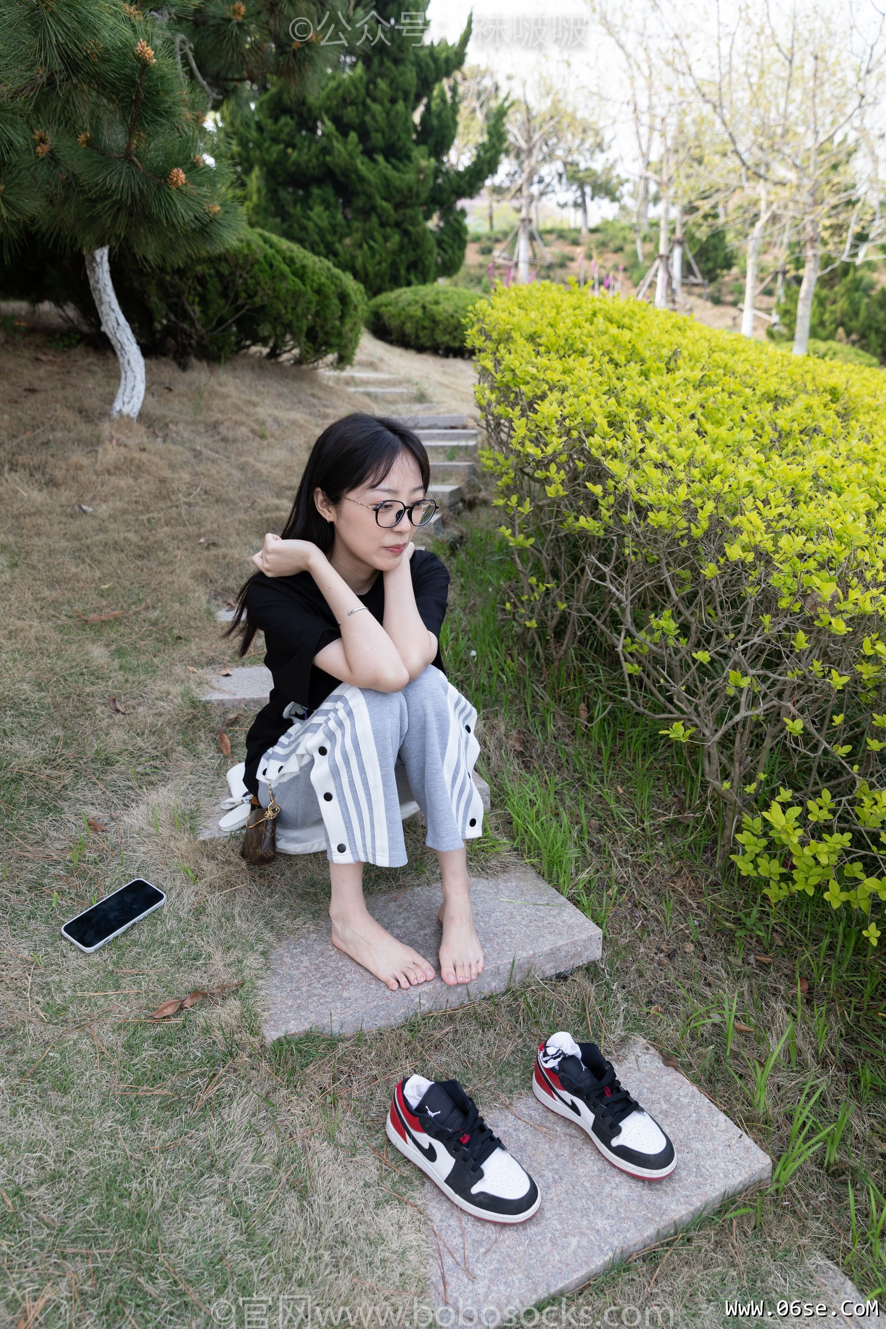 图片[105]-BoBoSocks袜啵啵 No.023 稚予-AJ、白色短棉袜、裸足[119P]-六色网