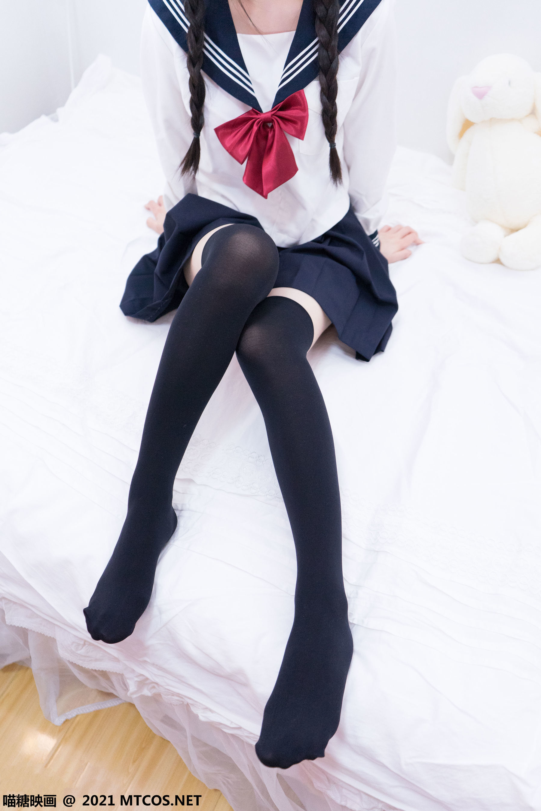 图片[3]-喵糖映画 VOL.401 水手服学妹 [30P]-六色网