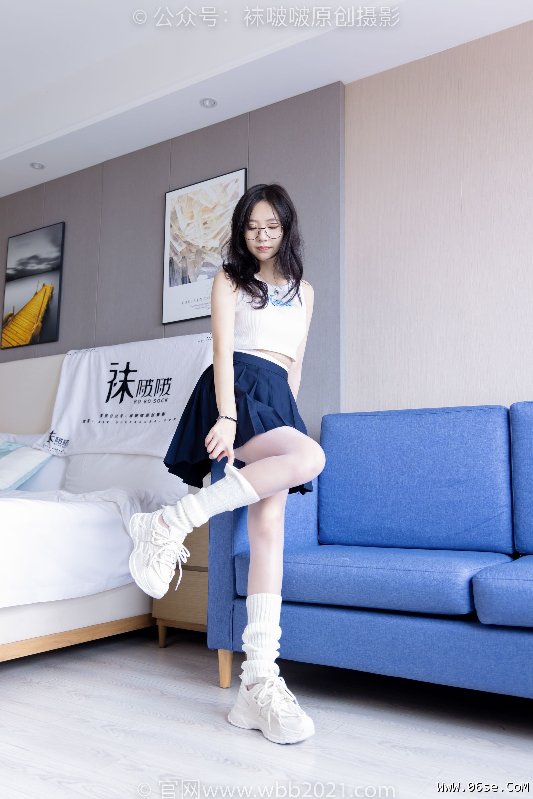 图片[108]-BoBoSocks袜啵啵 No.305 小甜豆 -运动鞋、人字拖、袜套、油亮白丝[140P]-六色网