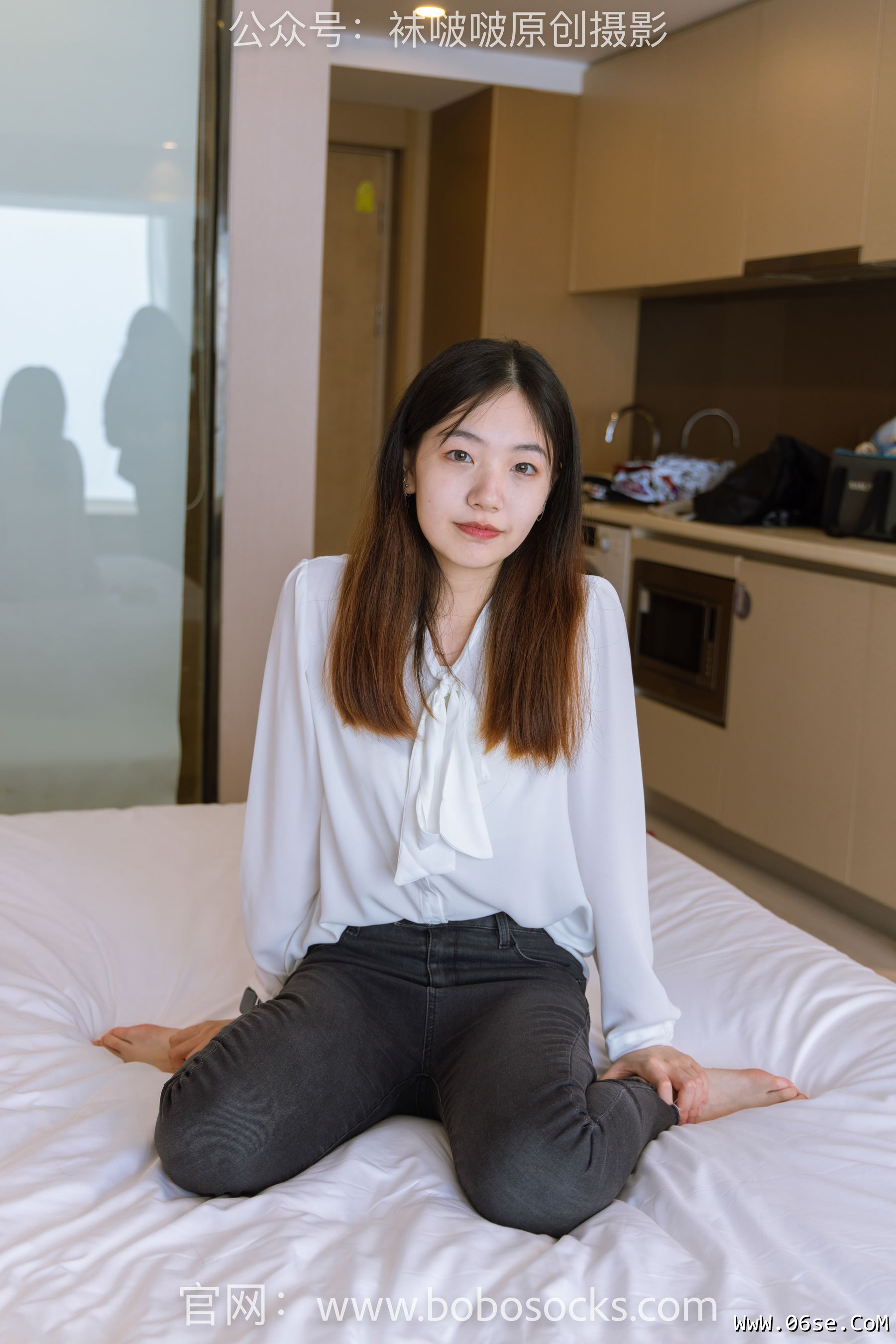 图片[14]-BoBoSocks袜啵啵 No.158 小甜豆-高跟长靴、白棉袜、裸足[136P]-六色网