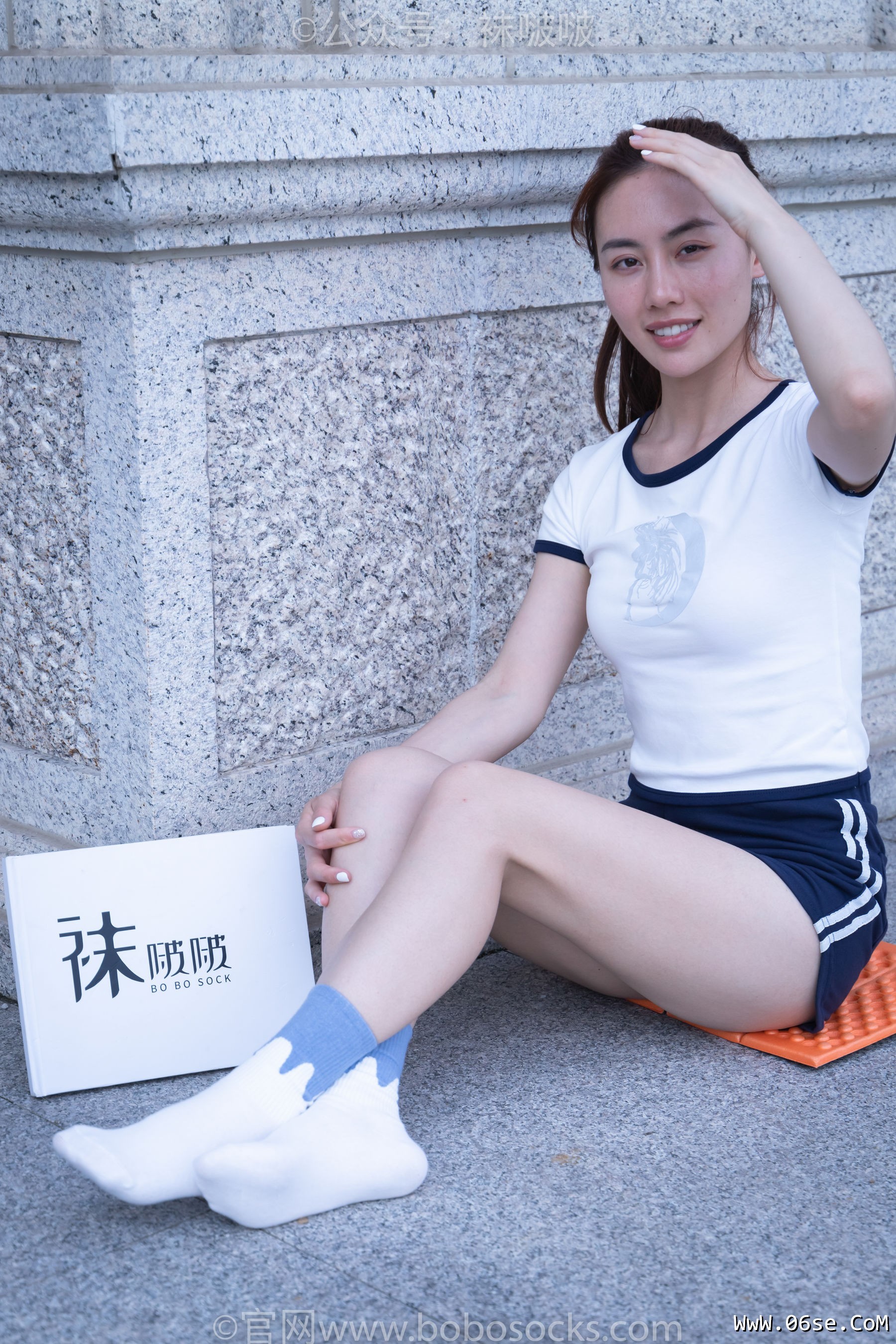 图片[71]-BoBoSocks袜啵啵 No.028 小米-运动鞋、白棉袜、裸足[133P]-六色网