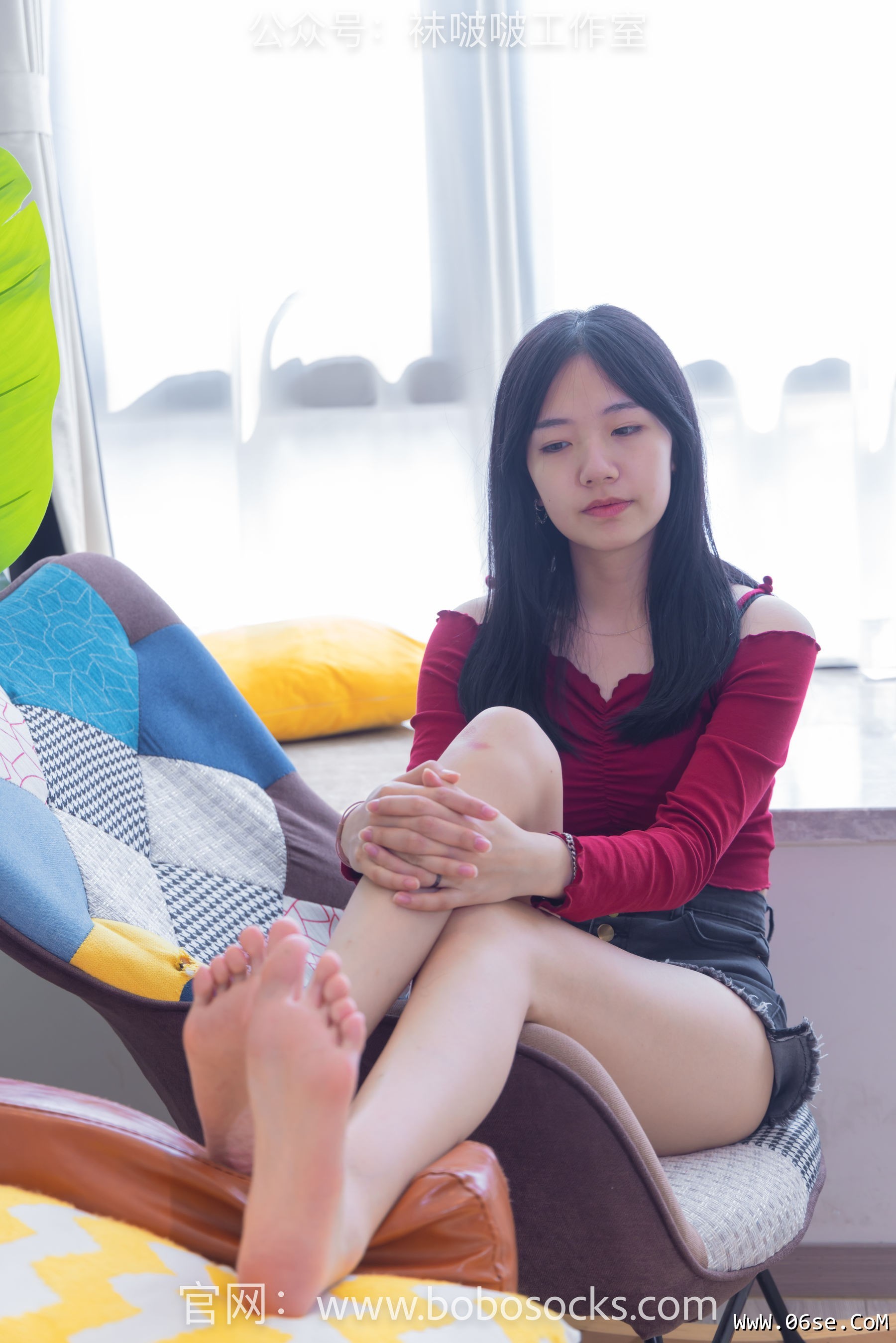 图片[76]-BoBoSocks袜啵啵 No.120 小甜豆-高跟长靴、白棉袜、裸足[170P]-六色网