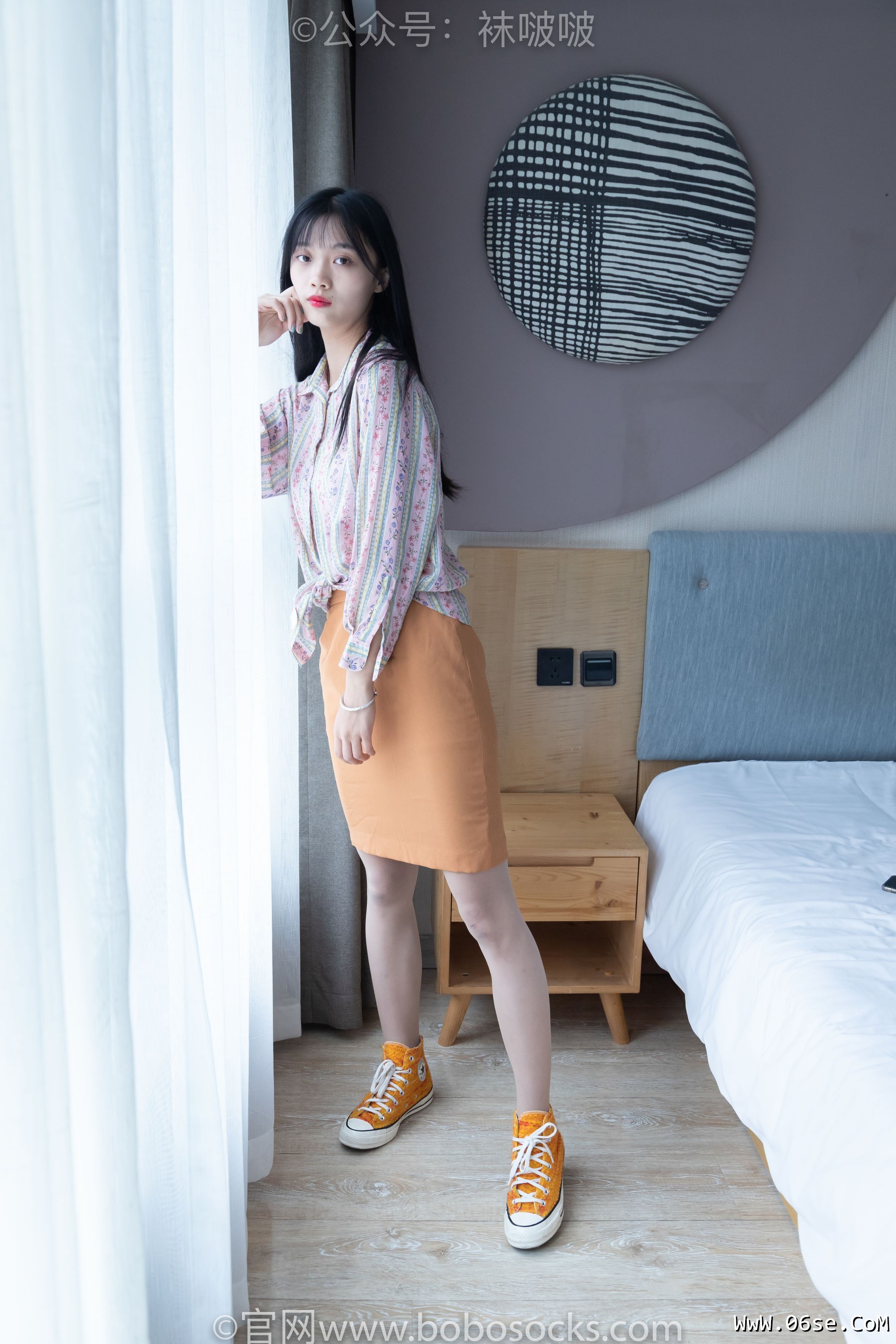 图片[8]-BoBoSocks袜啵啵 No.008 涵涵-帆布鞋、白色短棉袜、肉丝[139P]-六色网
