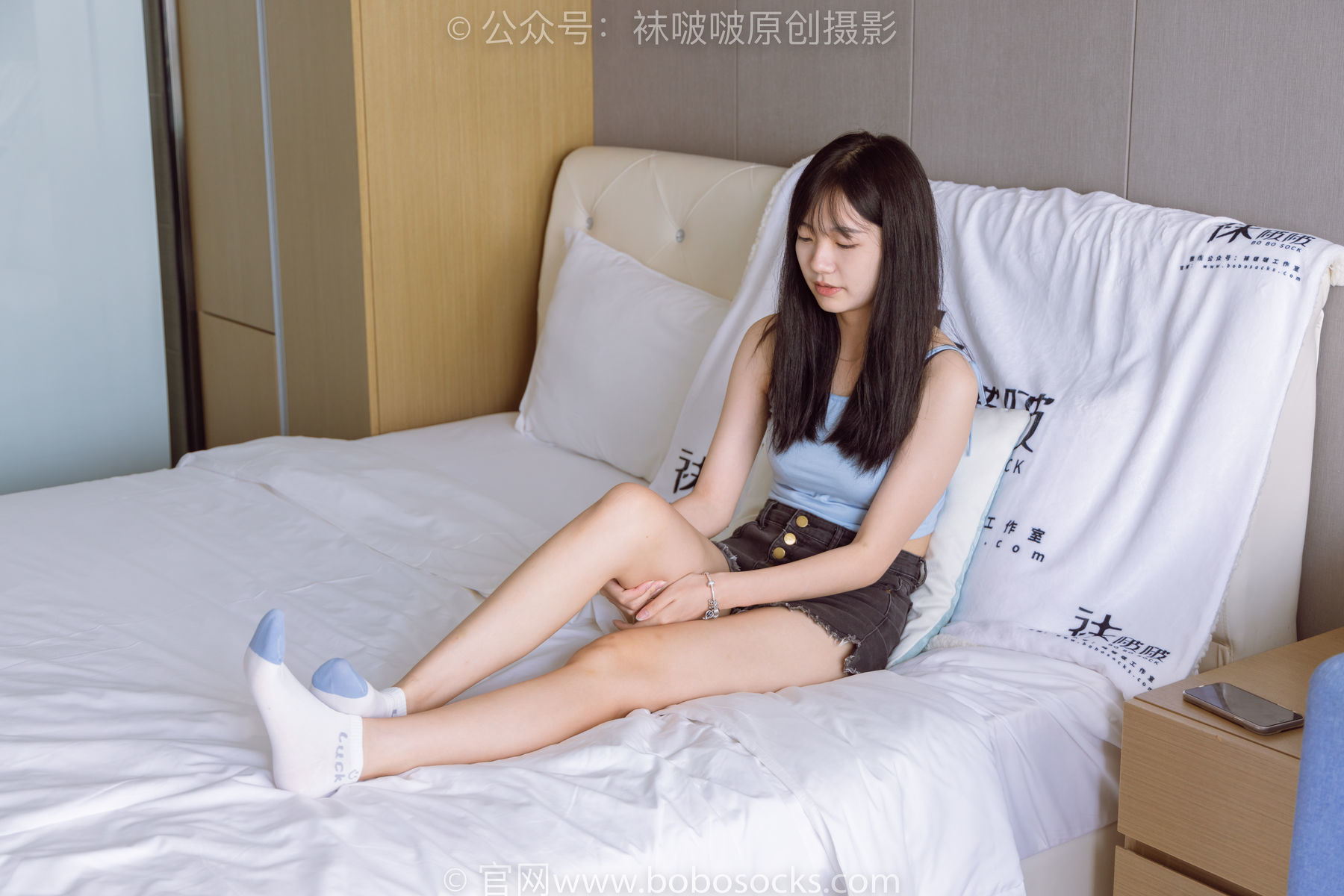 图片[178]-BoBoSocks袜啵啵 No.174 小甜豆-高跟长靴、白棉袜、裸足[178P]-六色网