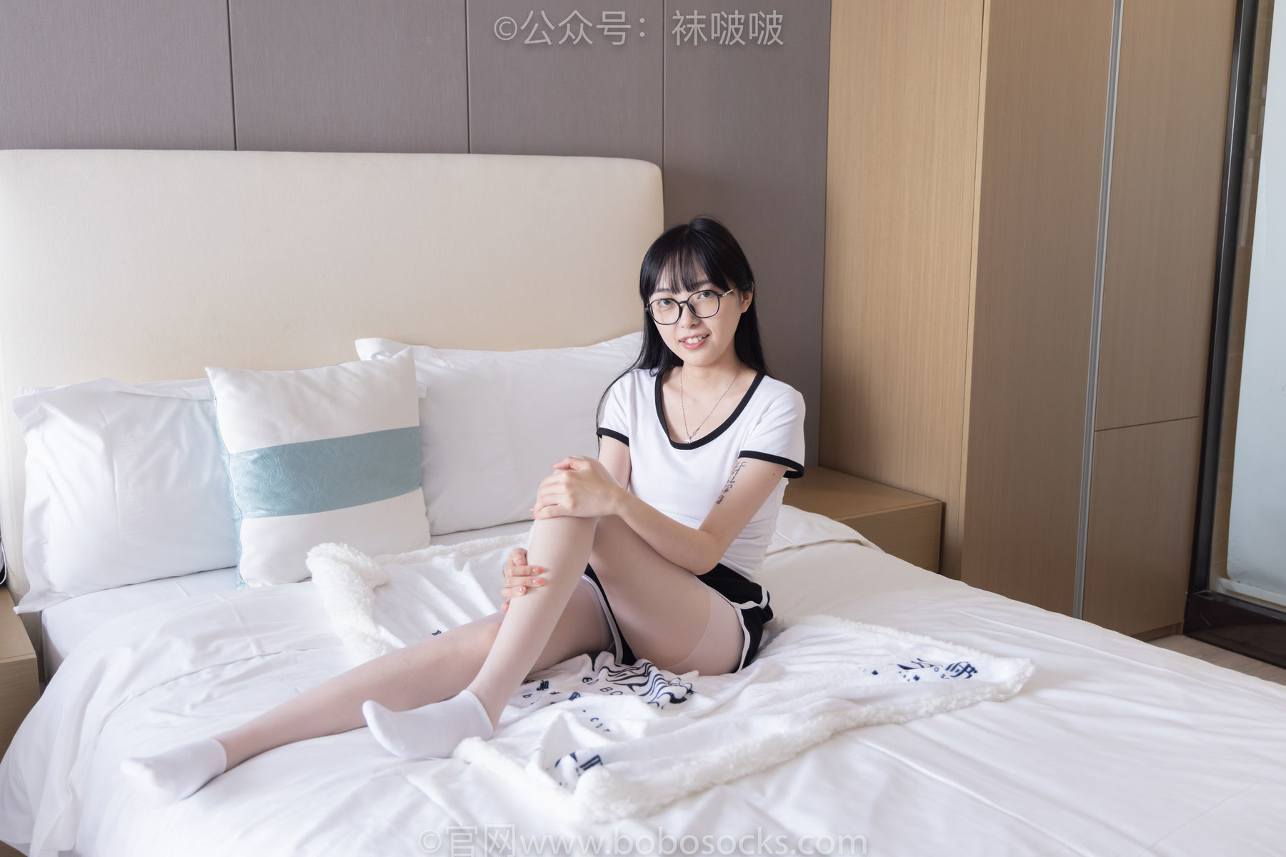 图片[68]-BoBoSocks袜啵啵 No.037 稚予-帆布鞋、短白棉袜、白丝[136P]-六色网